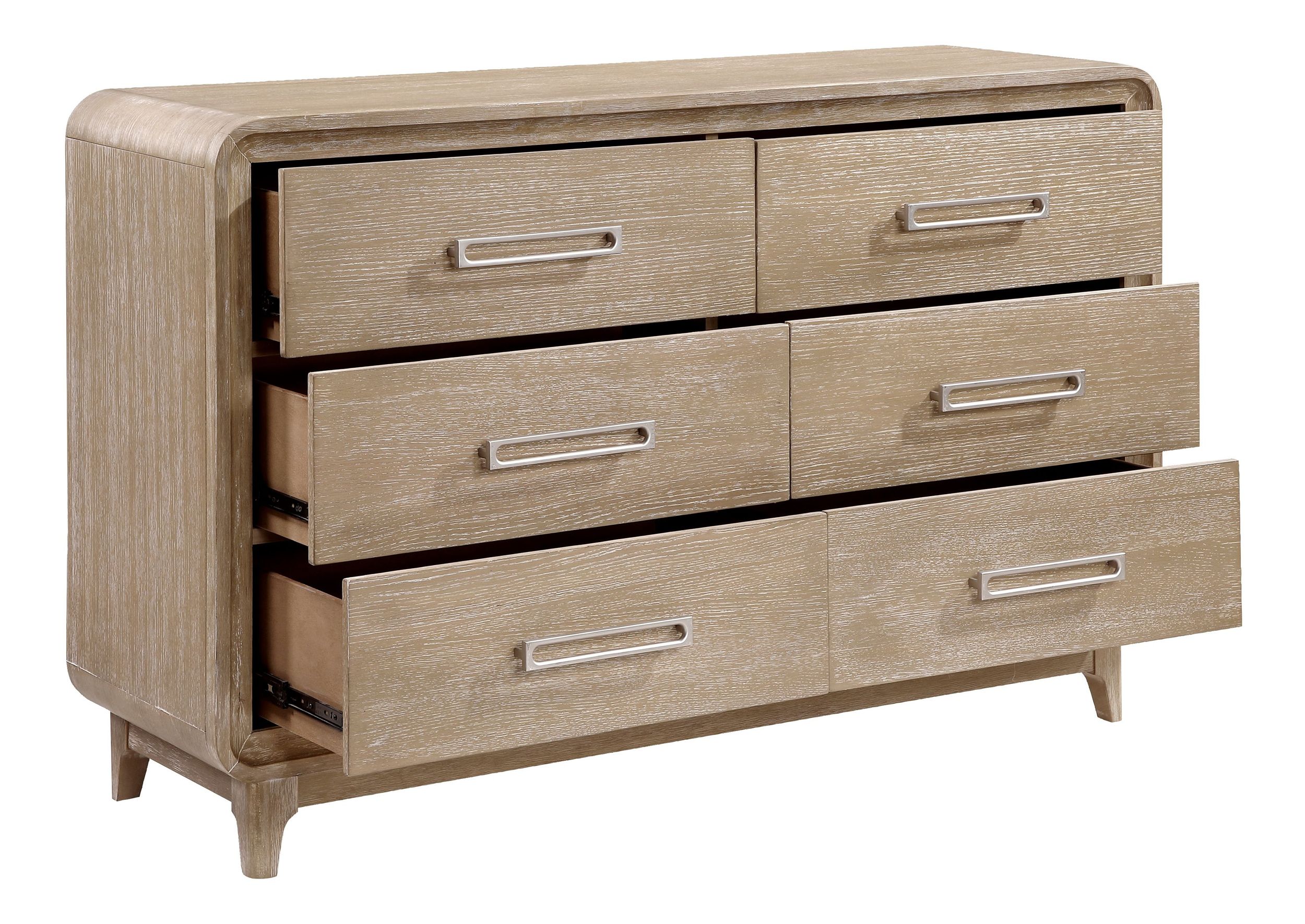 Wilshire Wood 6-Drawer Doube Dresser