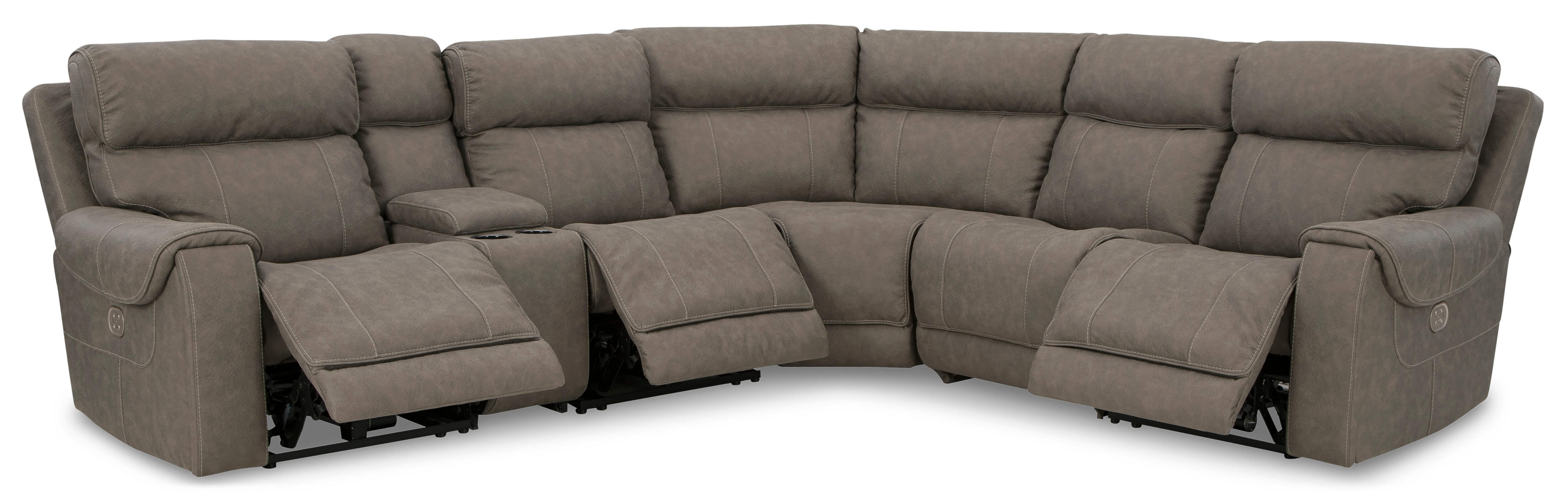 Starbot 6-Piece Polyester Power Reclining Sectional Sofa