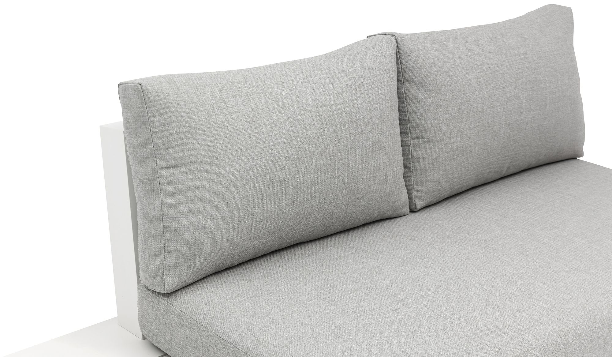 Maldives 157" x 129.5" 6-Piece Outdoor Patio Waterproof Fabric Modular Sectional with Aluminum Frame