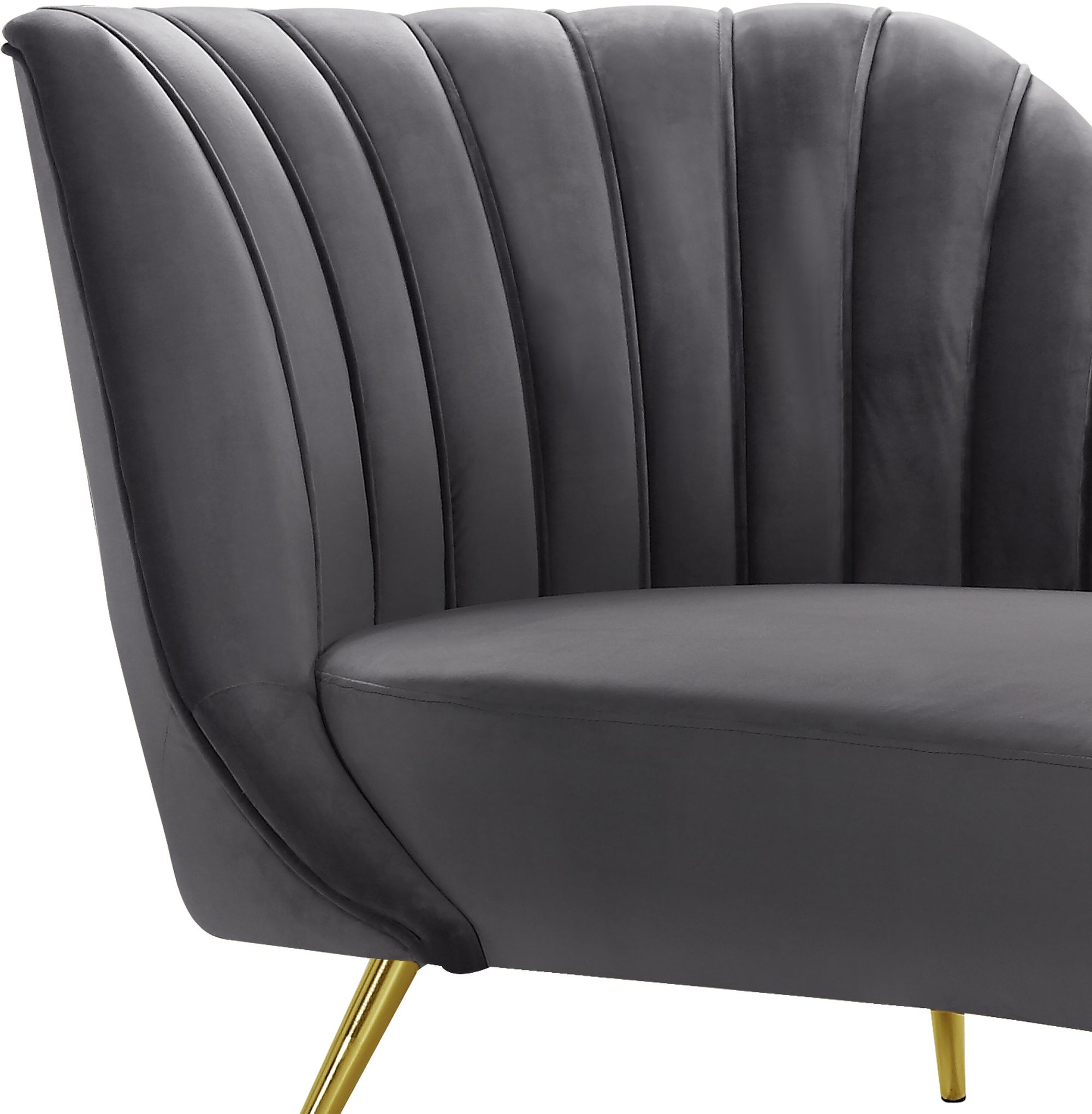 Margo Velvet Chaise Lounge