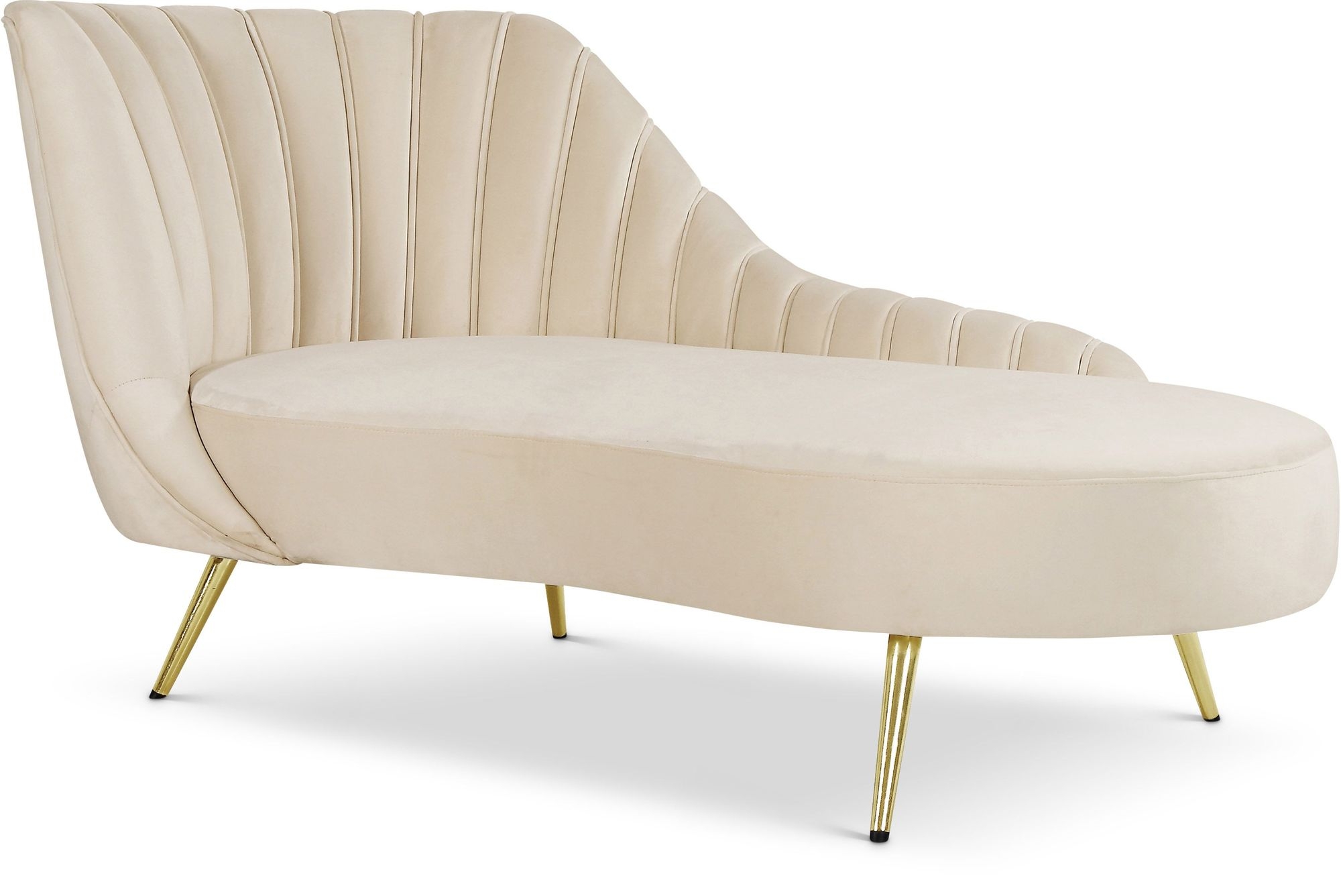 Margo Velvet Chaise Lounge