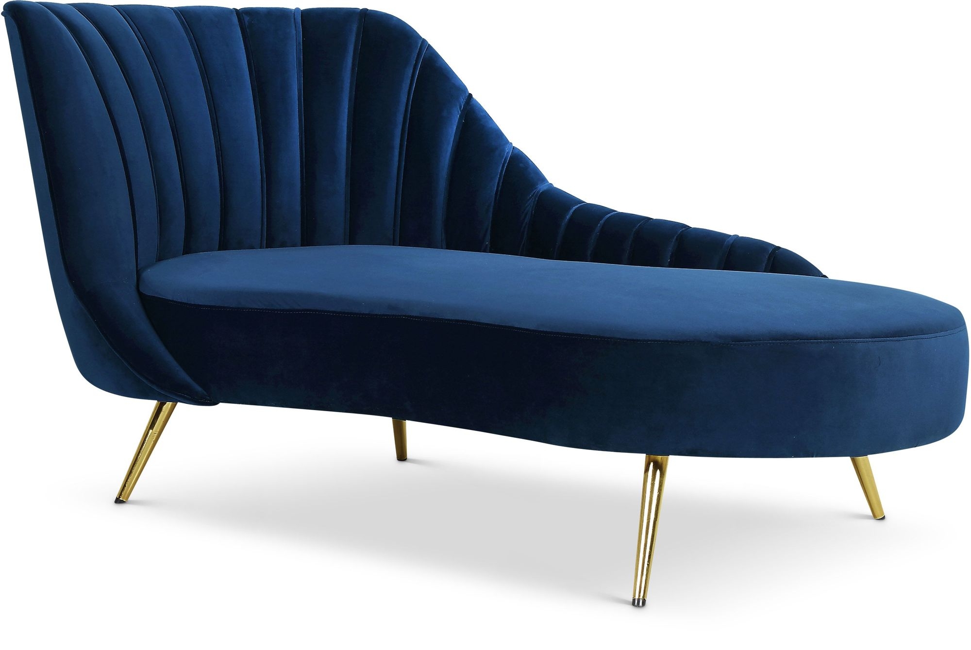 Margo Velvet Chaise Lounge
