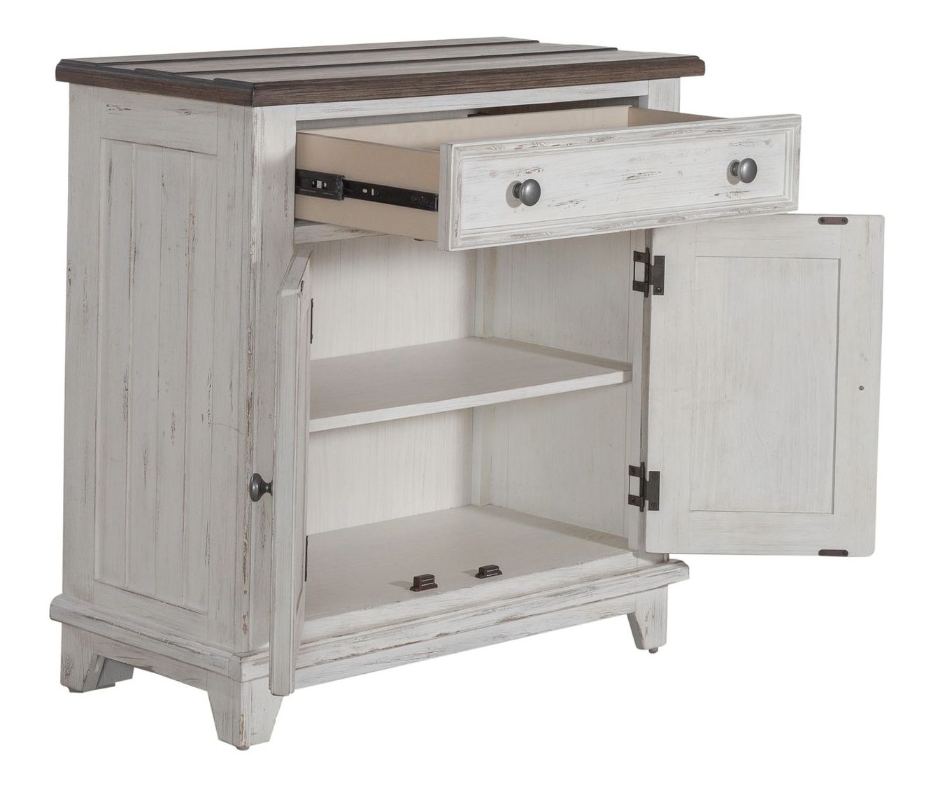 River Place 2-Door 1-Drawer Accent Cabinet