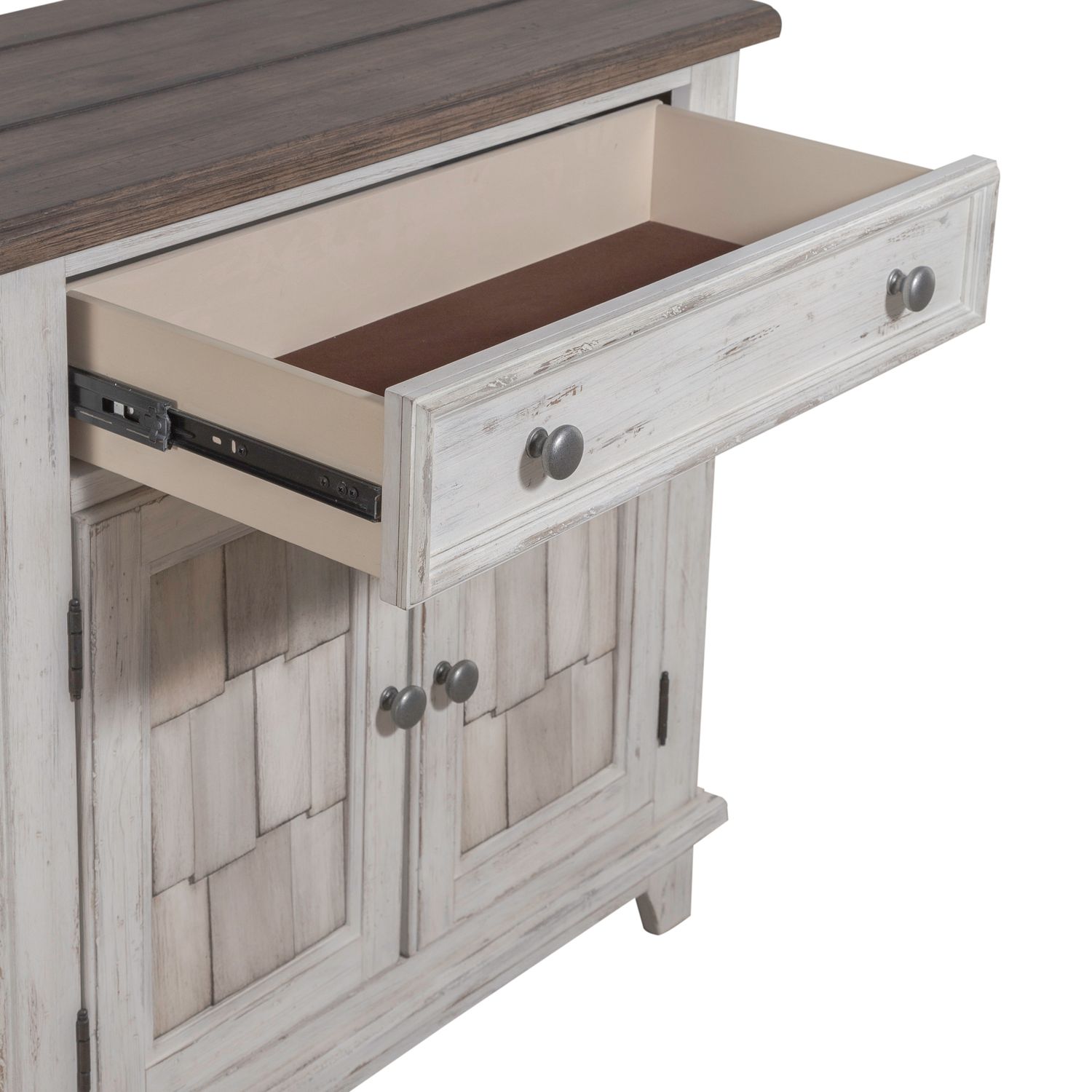 River Place 2-Door 1-Drawer Accent Cabinet