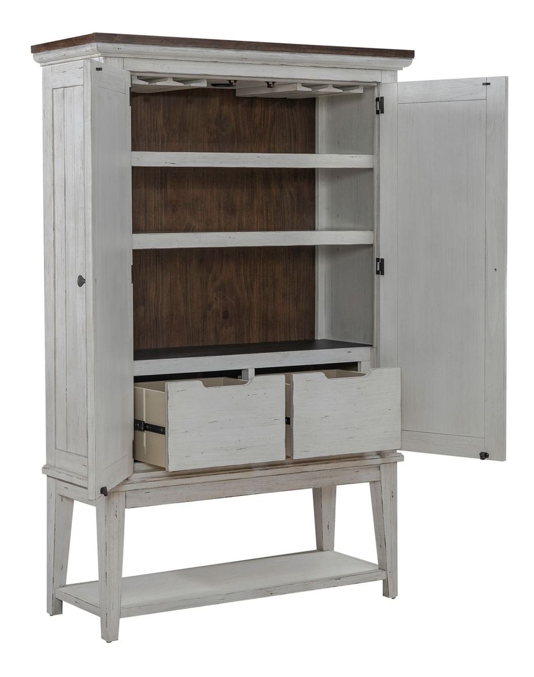 River Place 2-Door Bar Cabinet with LED Lighting