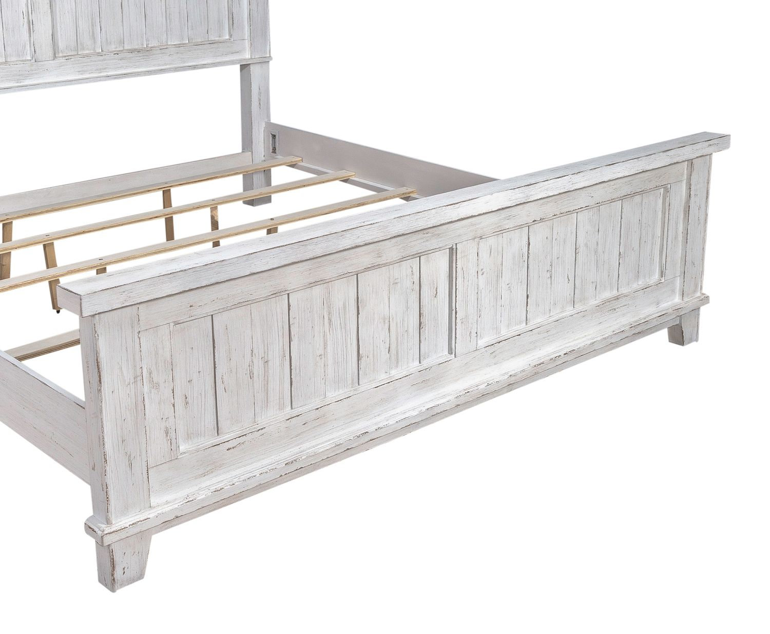 River Place Wood Twin Size Panel Bed