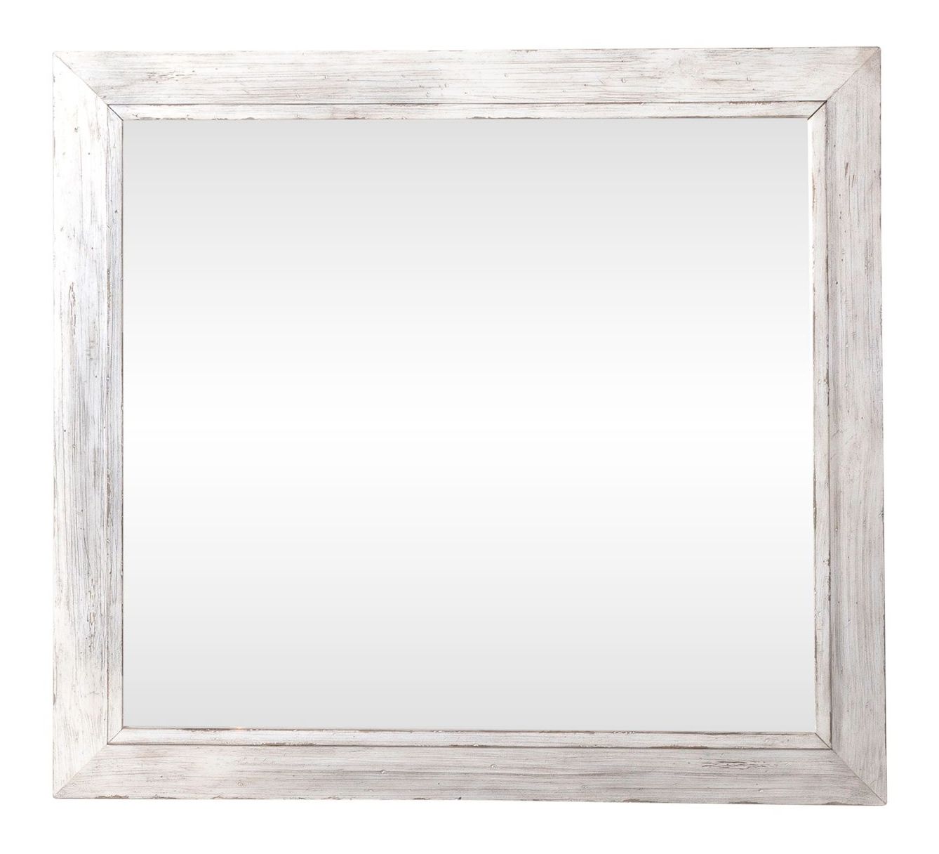 River Place Rectangular Wood/Glass Mirror