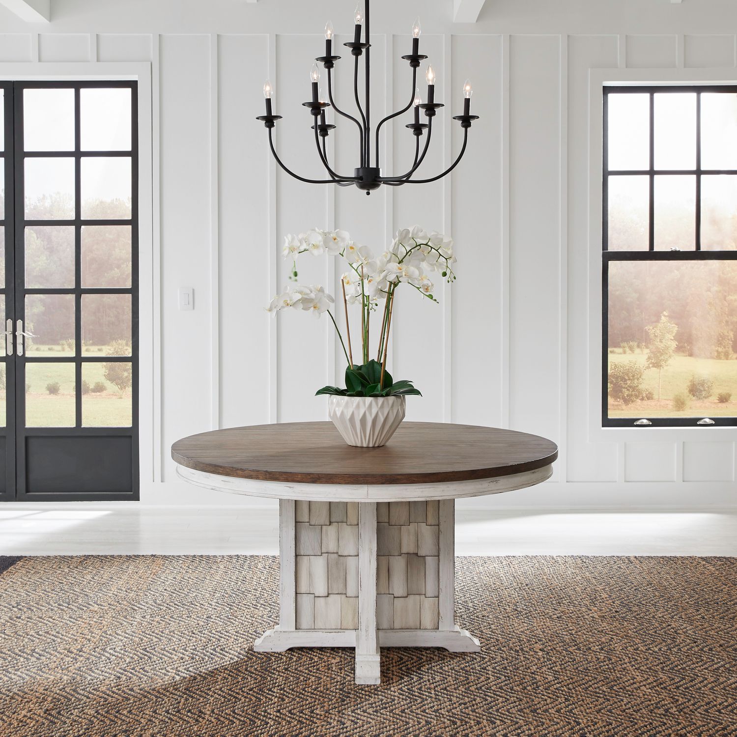 River Place Round Farmhouse Dining Room Set | Liberty