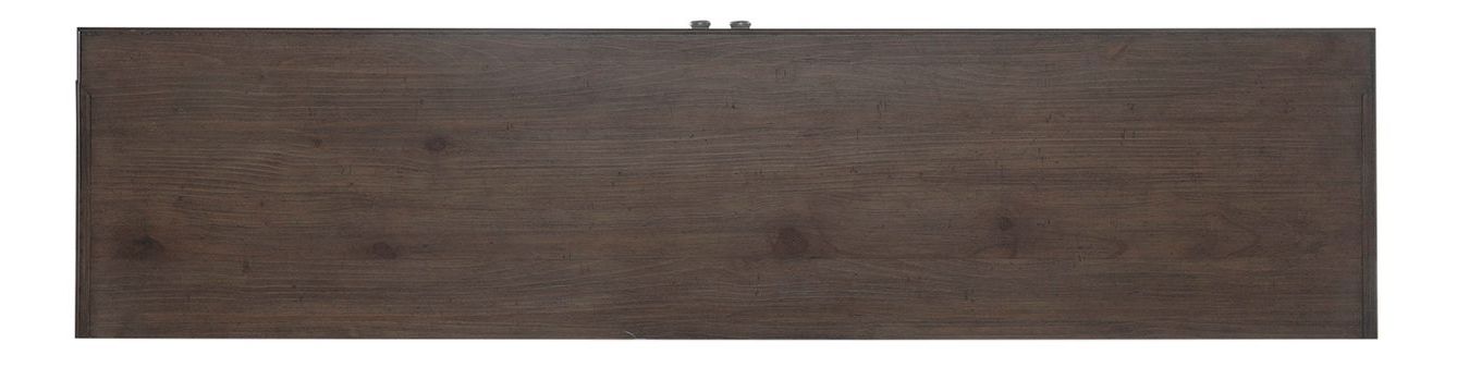 River Place Wood 75-Inch Entertainment Console w/6 Drawers & 2 Doors