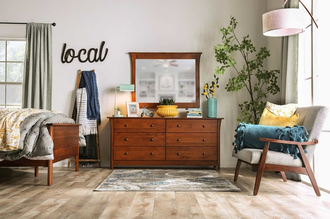 Keizer Wood Panel Bedroom Set