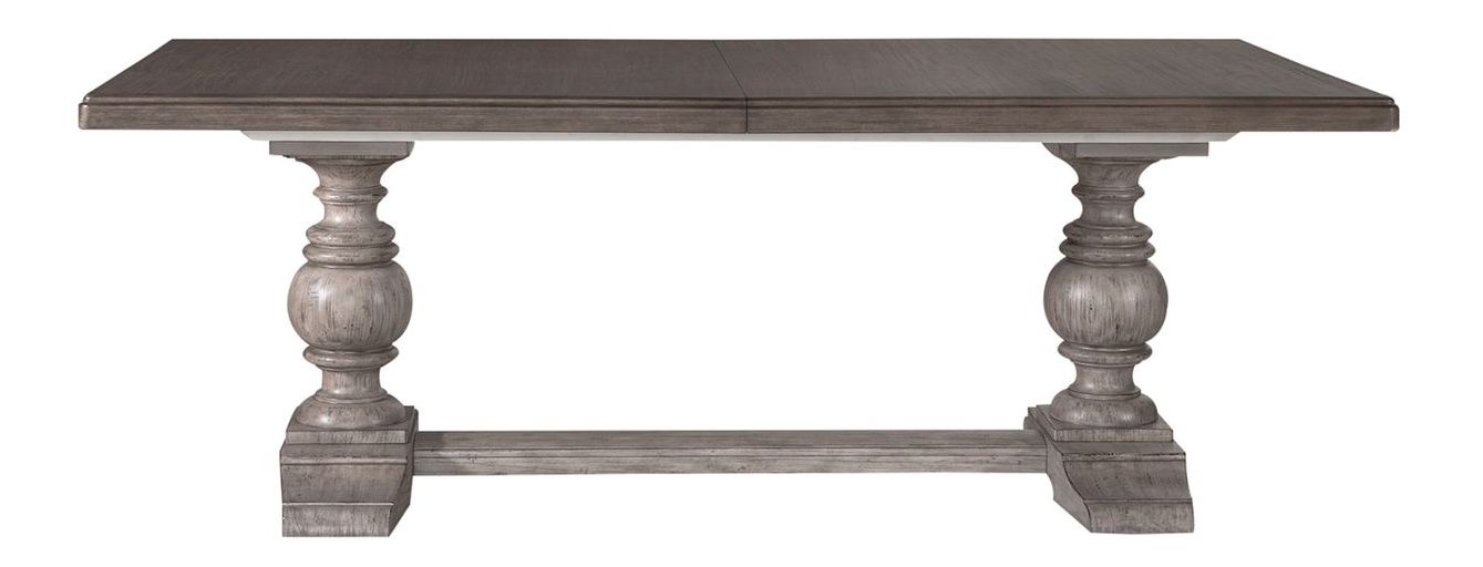River Place Extendable Farmhouse Dining Set | Gray