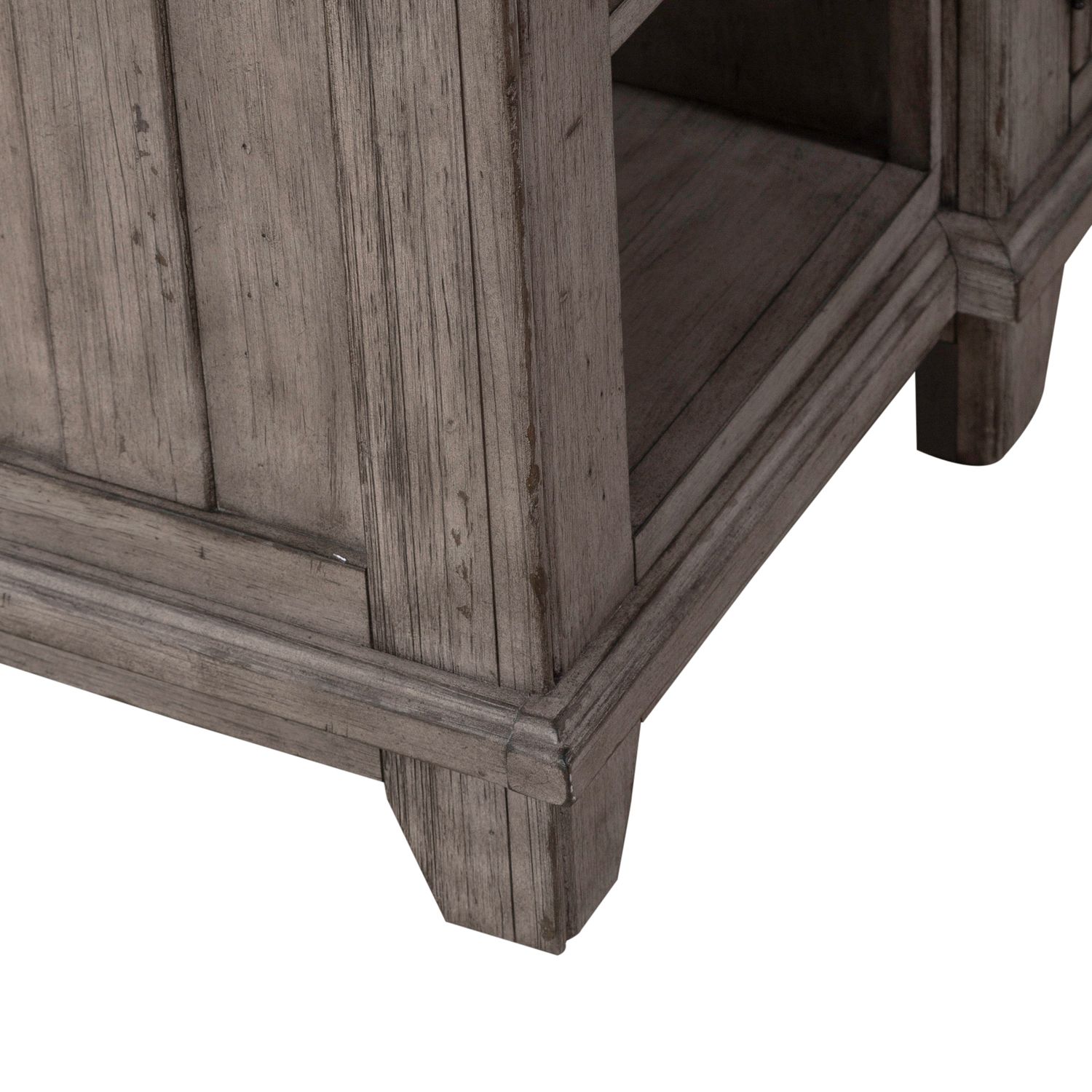 River Place Wood Breakfront Server w/3 Drawers & 2 Doors