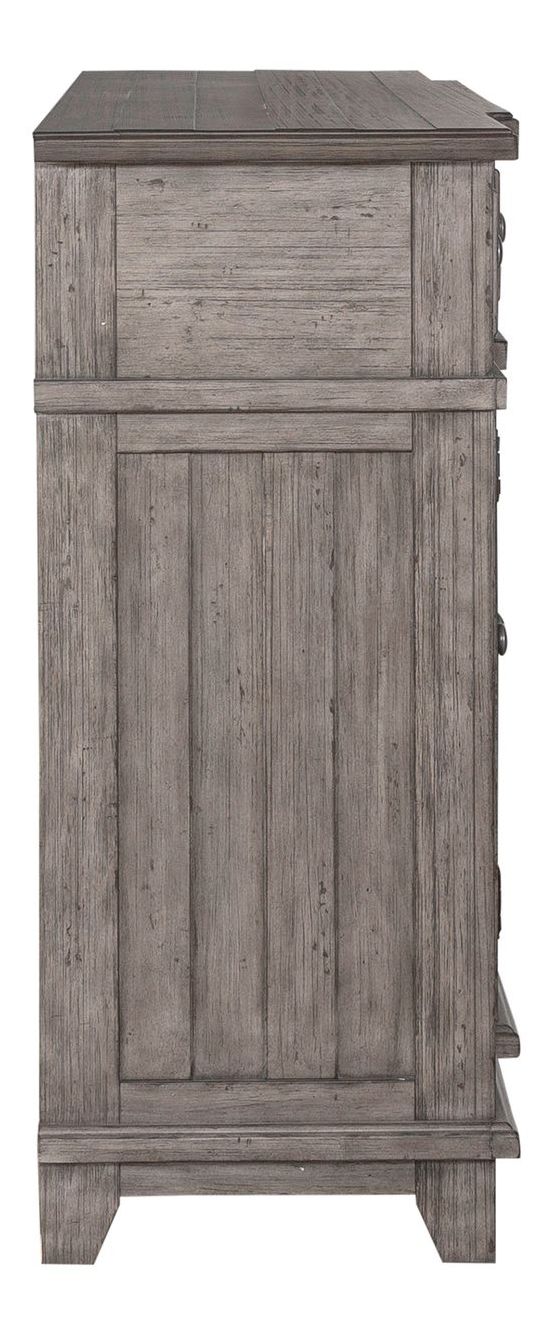 River Place Wood Breakfront Server w/3 Drawers & 2 Doors