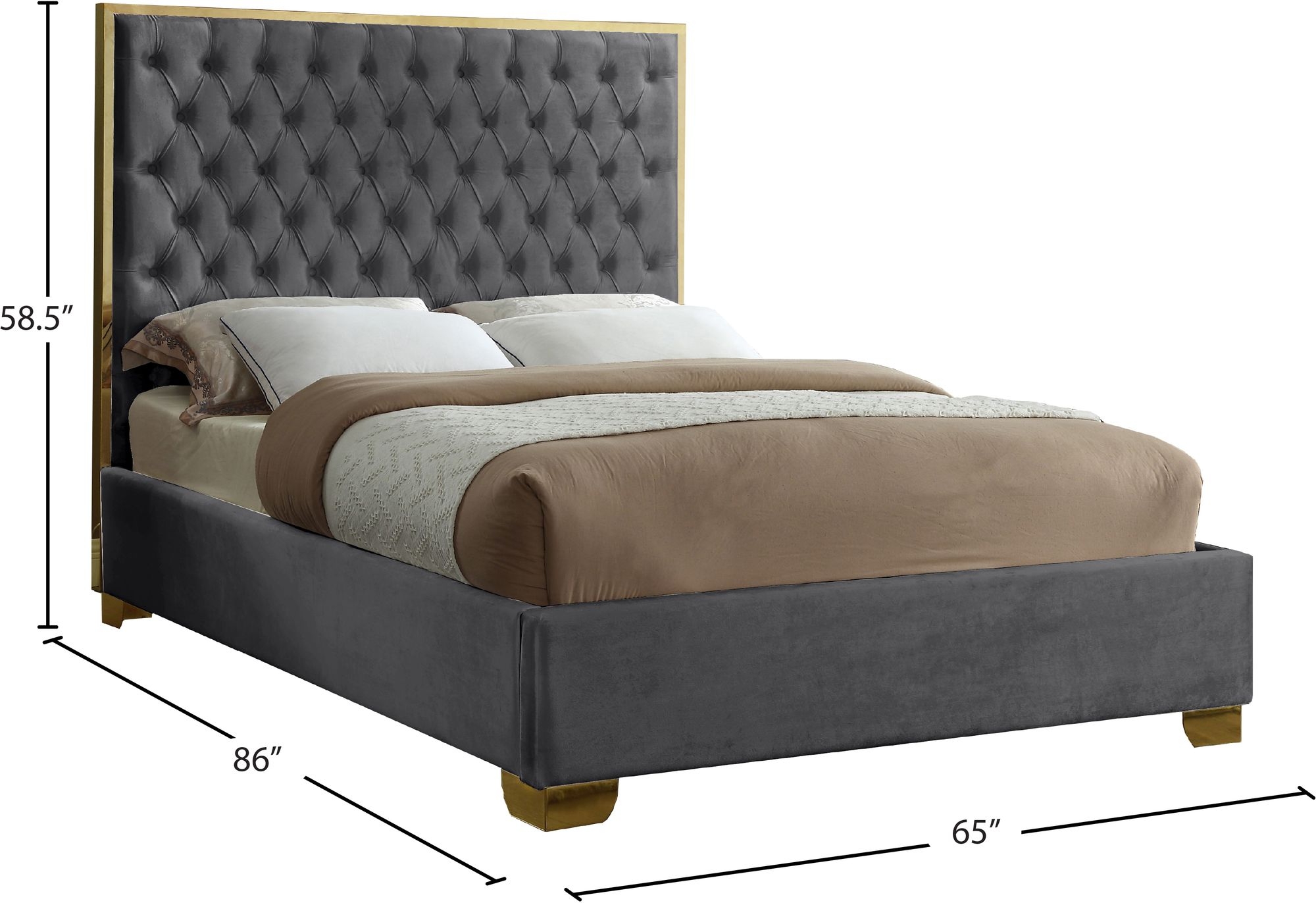 Lana Velvet Bed