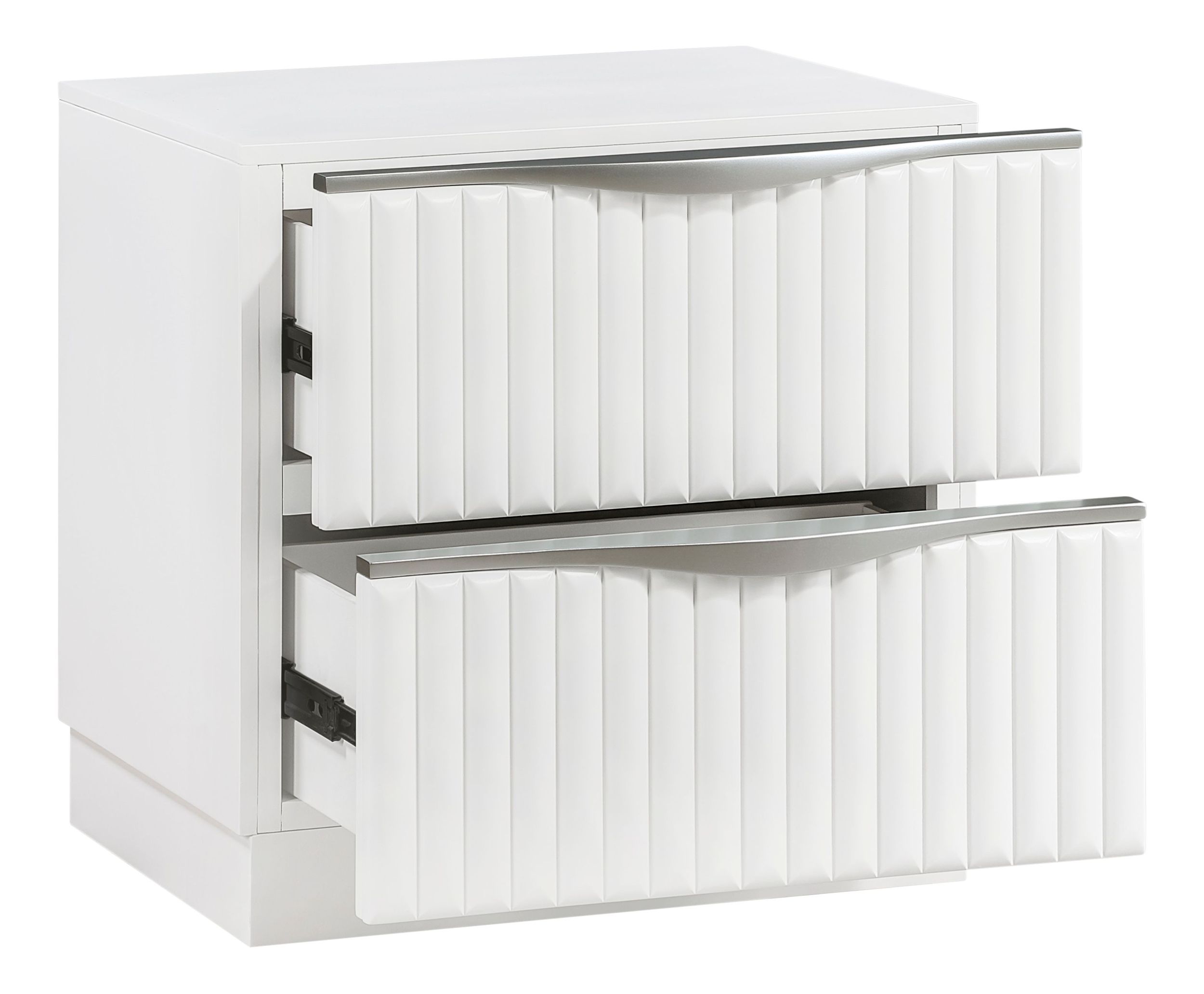 Linea Wood 2-Drawer Night Stand