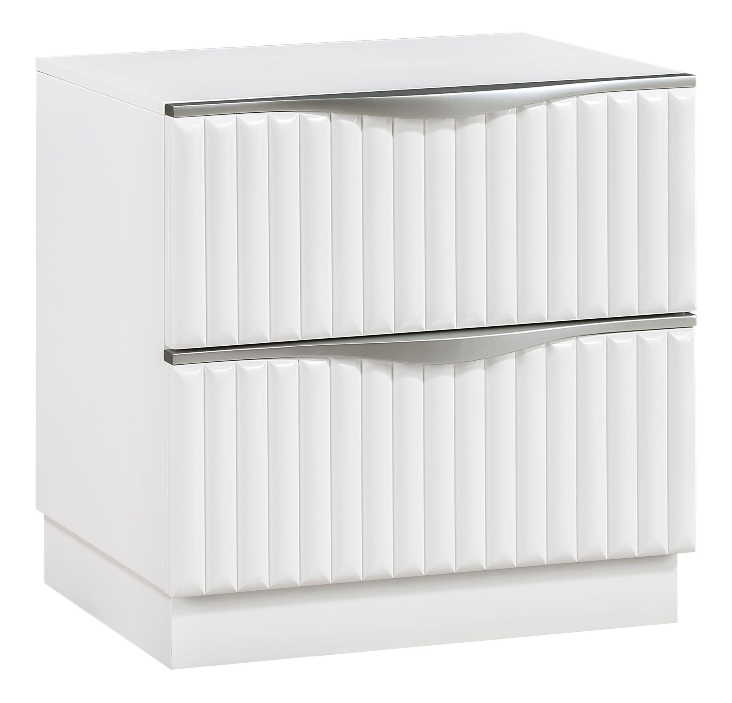 Linea Wood 2-Drawer Night Stand