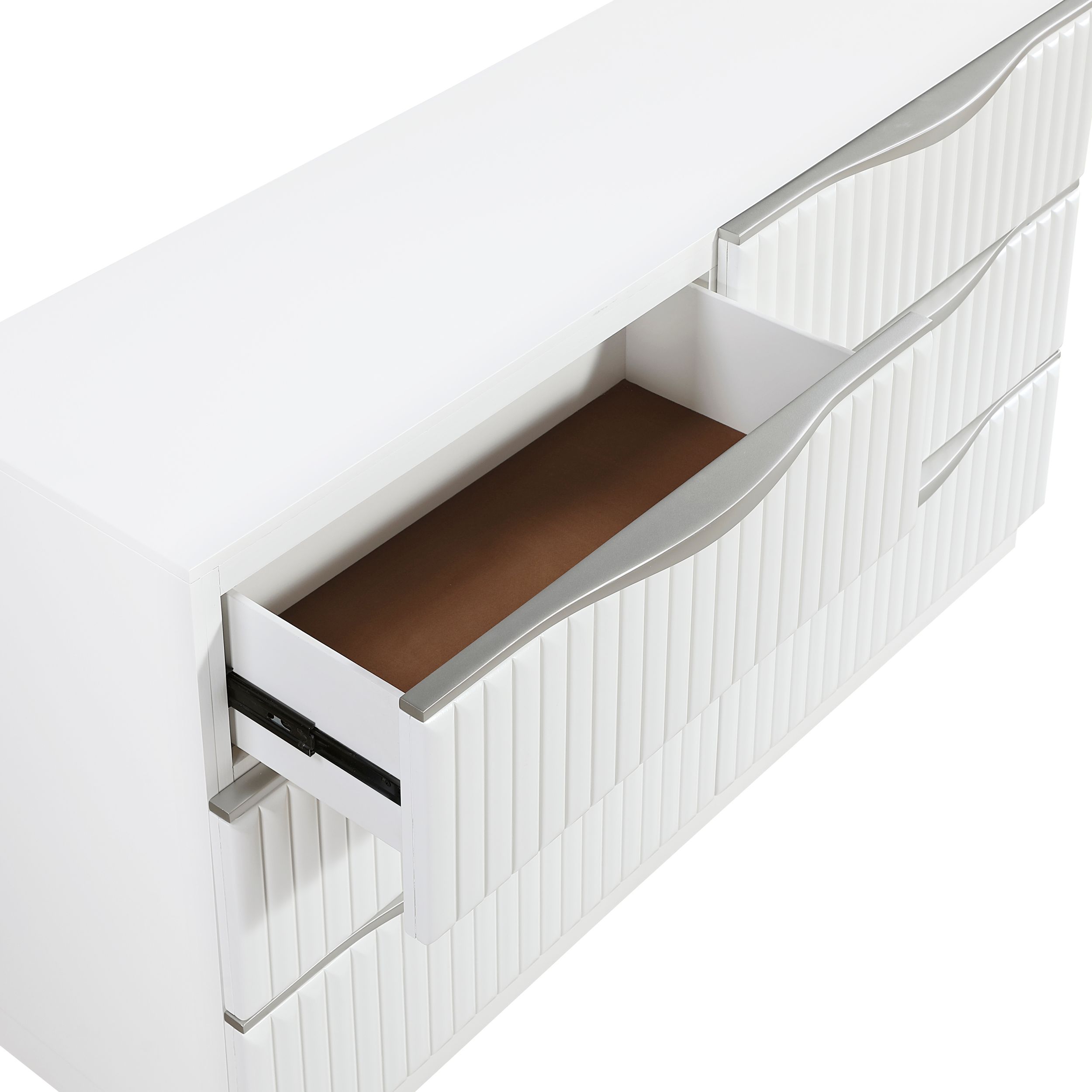 Linea Wood 6-Drawer Double Dresser
