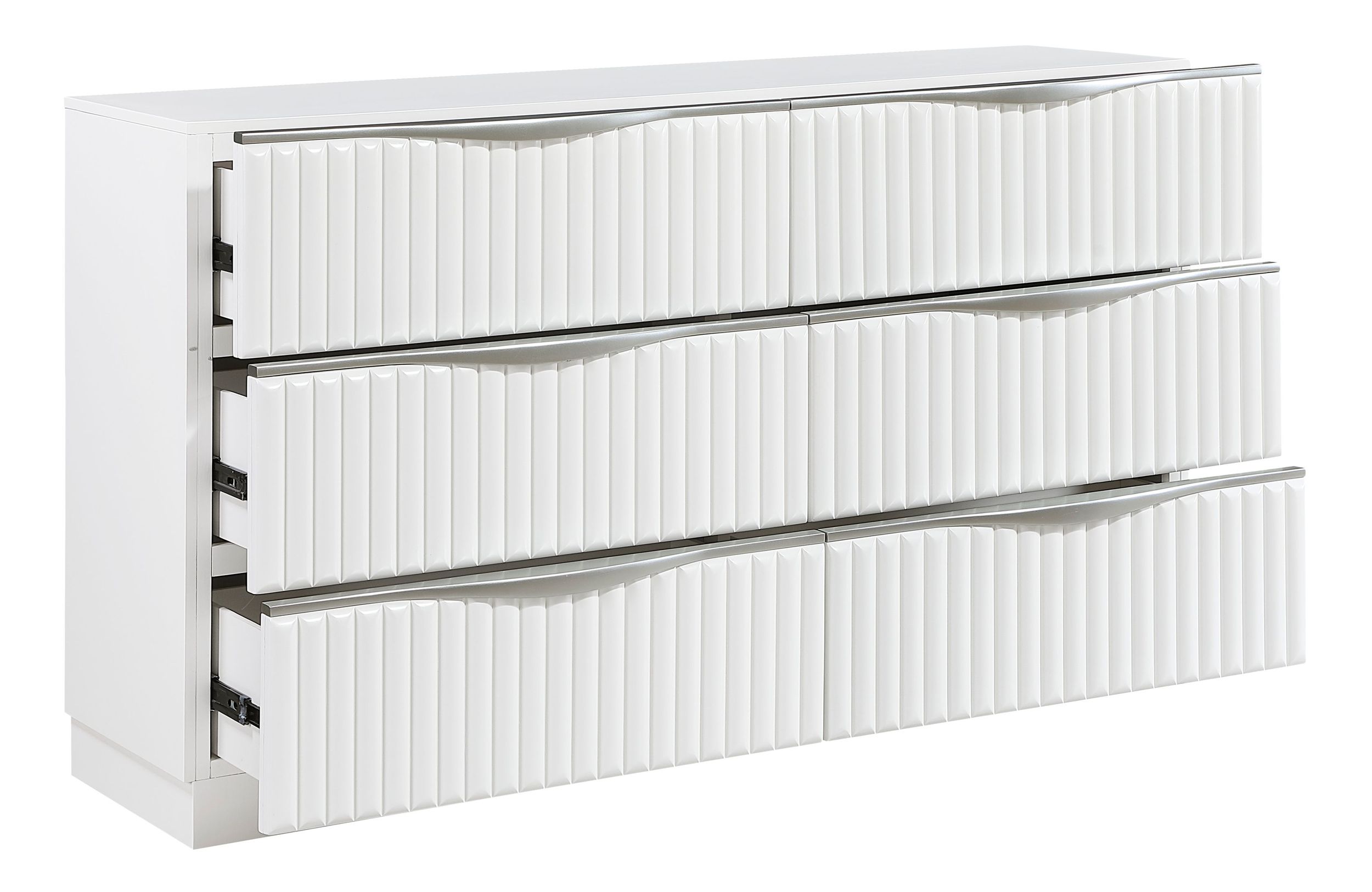 Linea Wood 6-Drawer Double Dresser