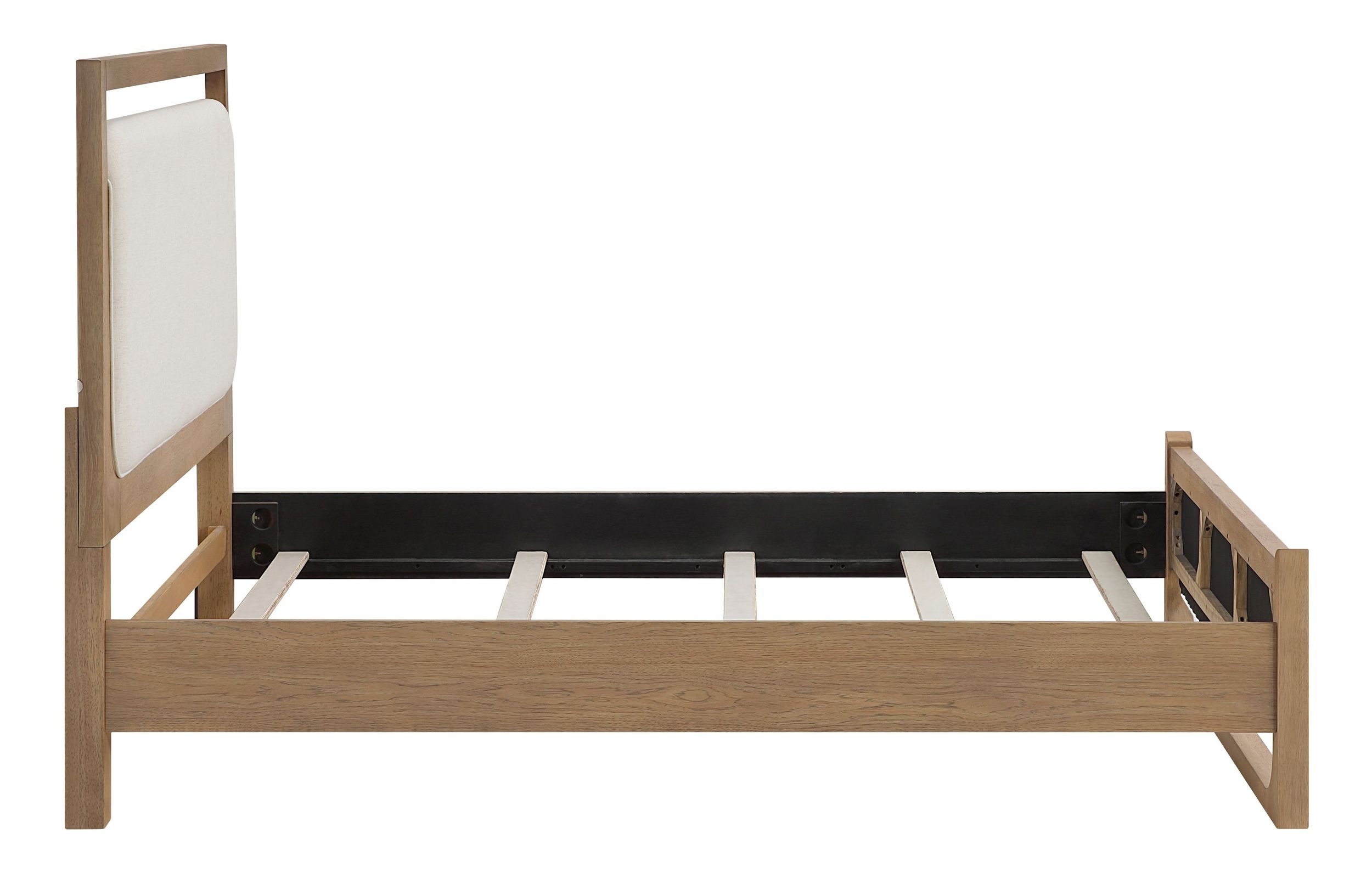 Riley Polyester/Wood Eastern King Panel Bed with LED Lighting