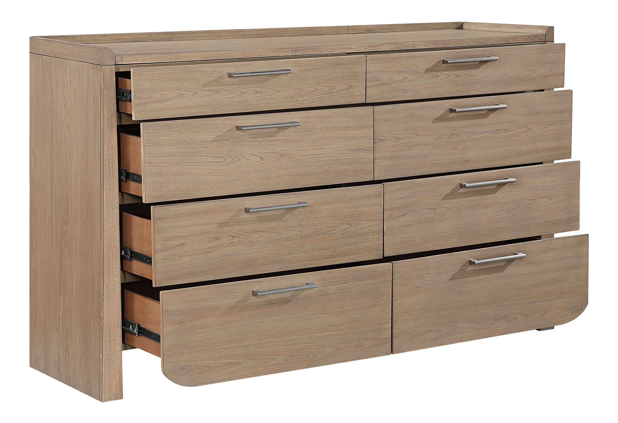 Riley Polyester/Wood Panel Bedroom Set with LED Lighting