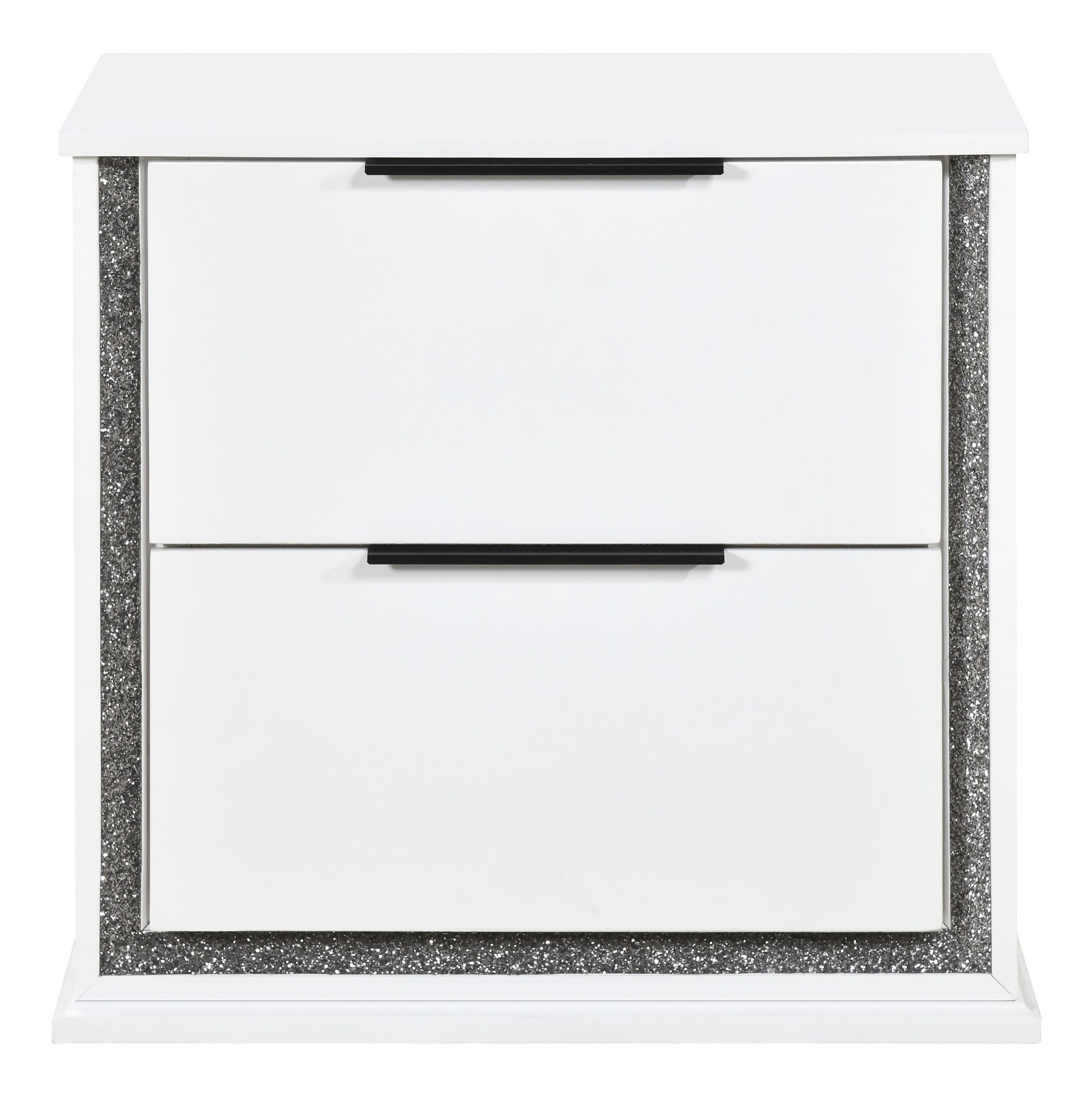 Lumin Wood LED Lighting 2-Drawer Night Stand