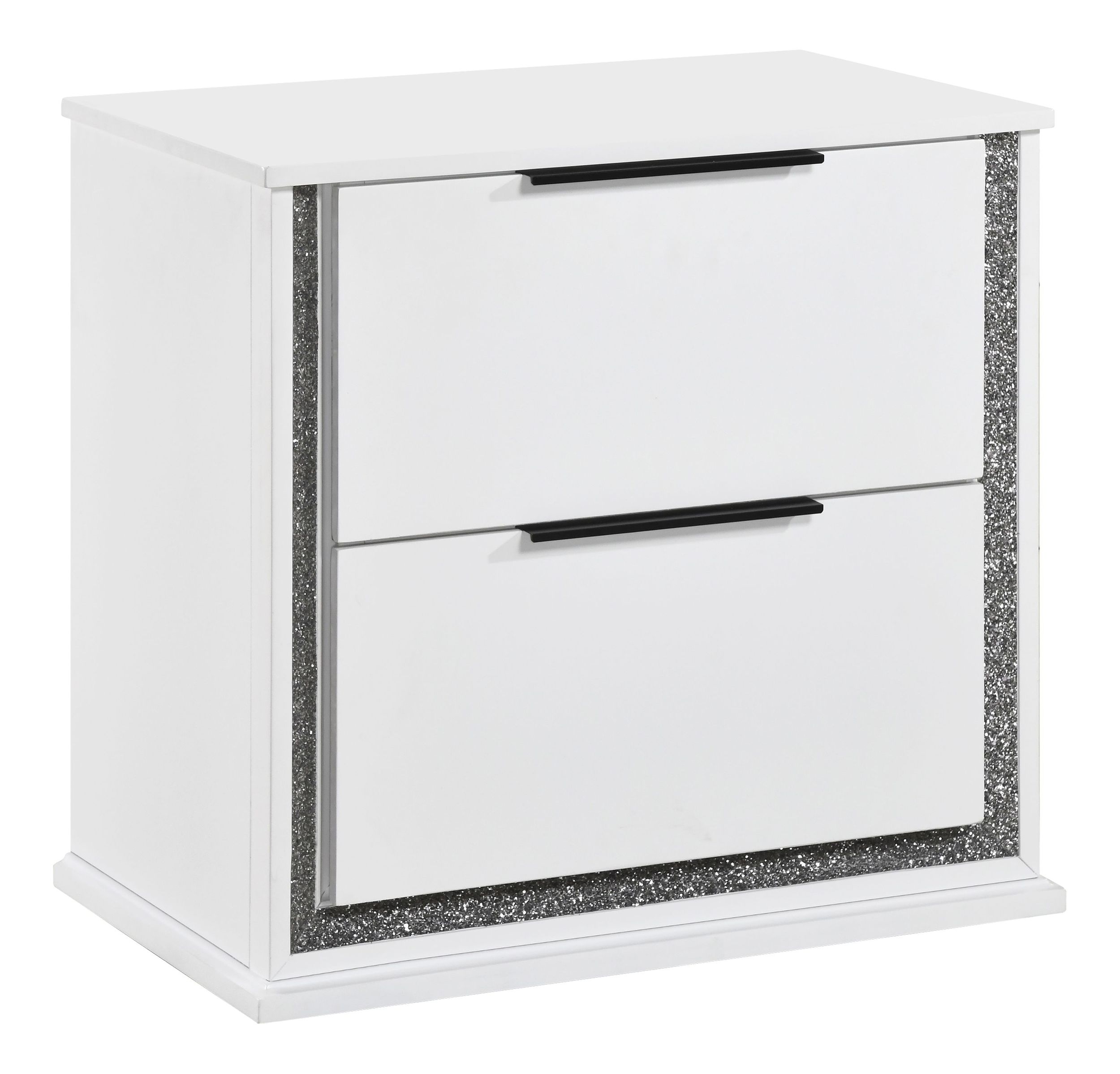 Lumin Wood LED Lighting 2-Drawer Night Stand