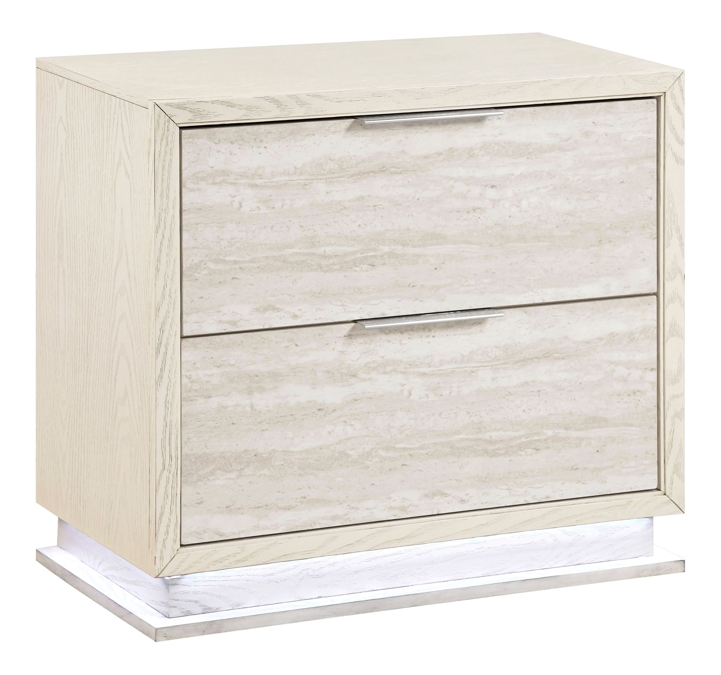 Noctis LED Lighting 2-Drawer Night Stand