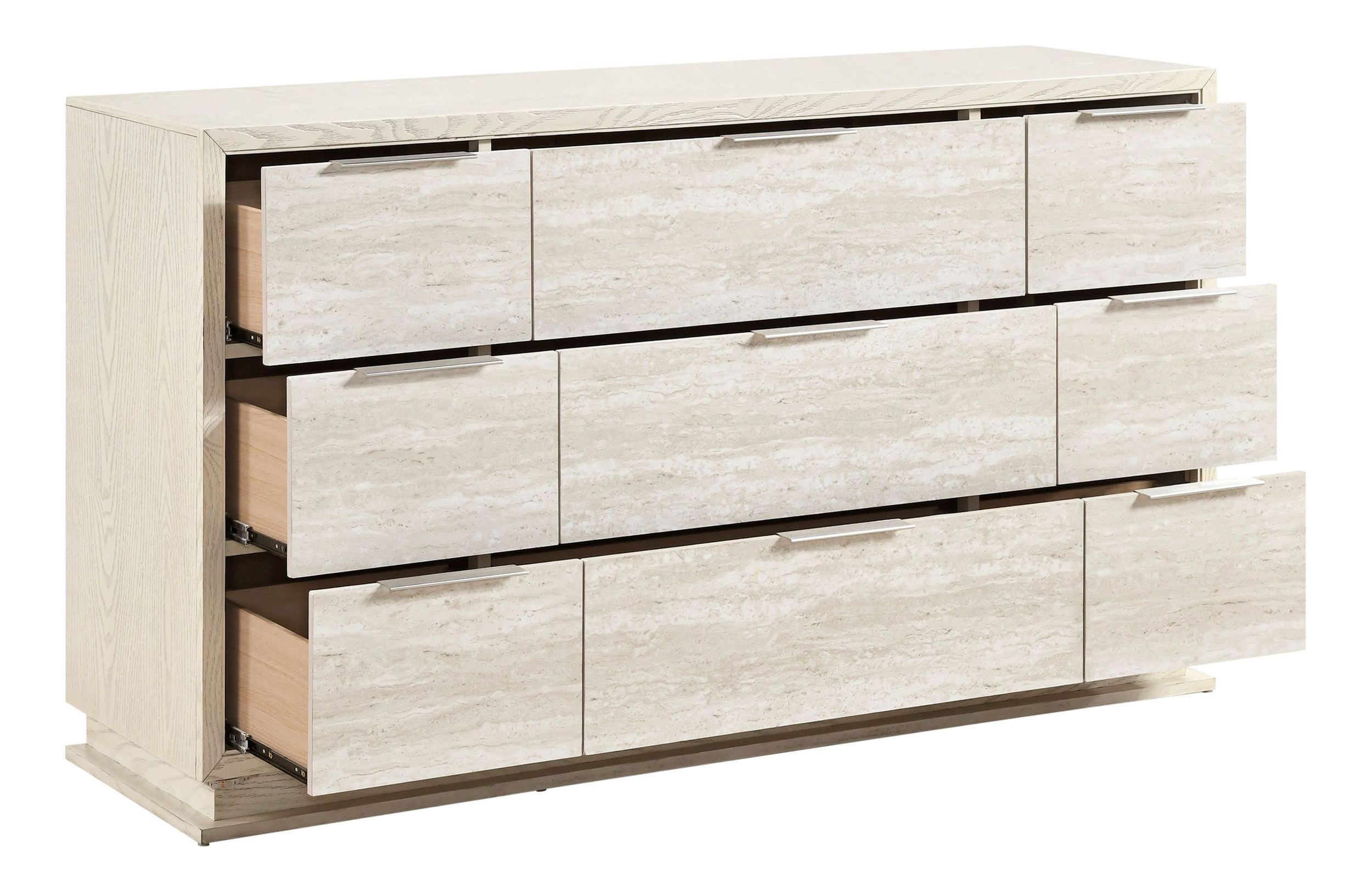 Noctis Upholstered Storage Platform Bedroom Set with LED Lighting