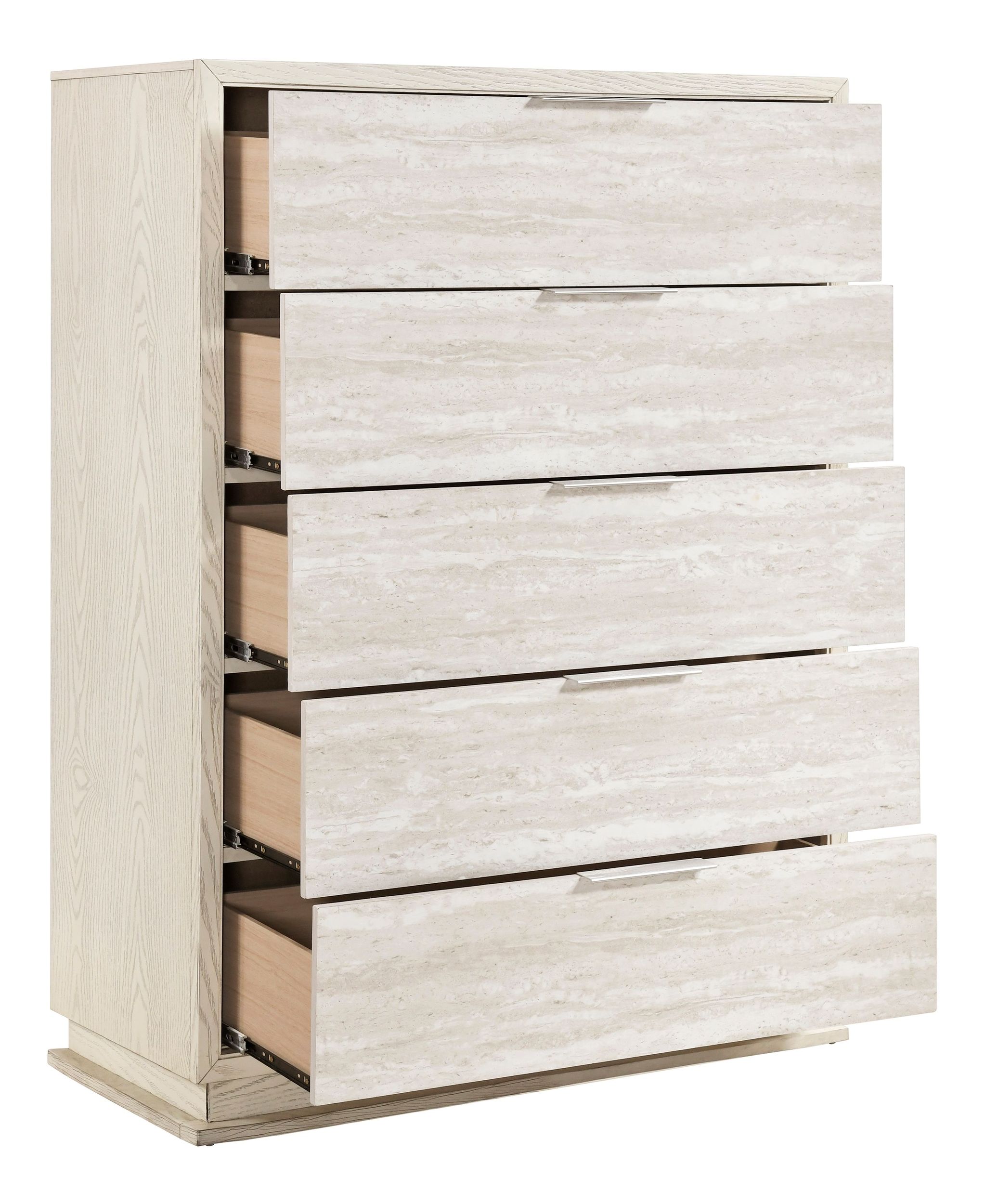 Noctis Upholstered Storage Platform Bedroom Set with LED Lighting