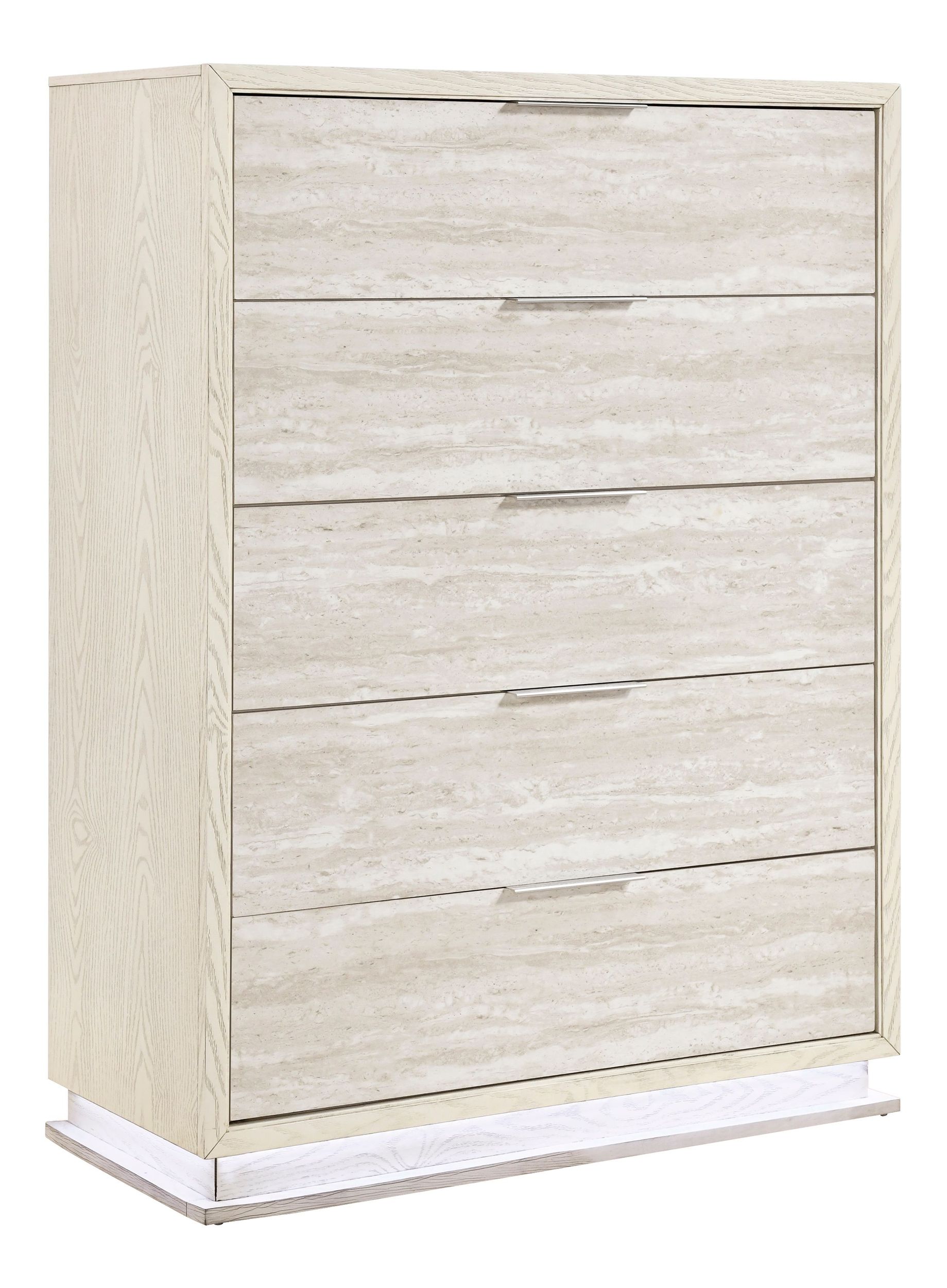 Noctis Upholstered Storage Platform Bedroom Set with LED Lighting