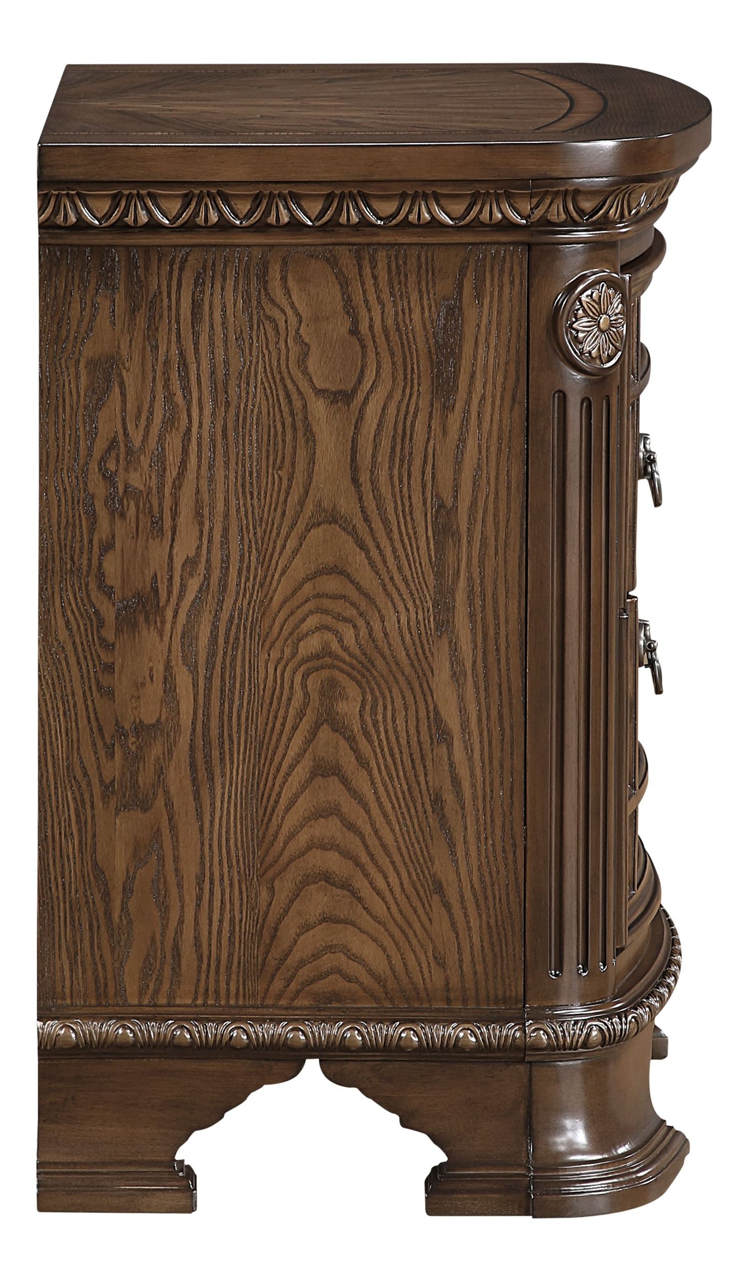 Bridgepoint Faux Leather/Wood Panel Bedroom Set