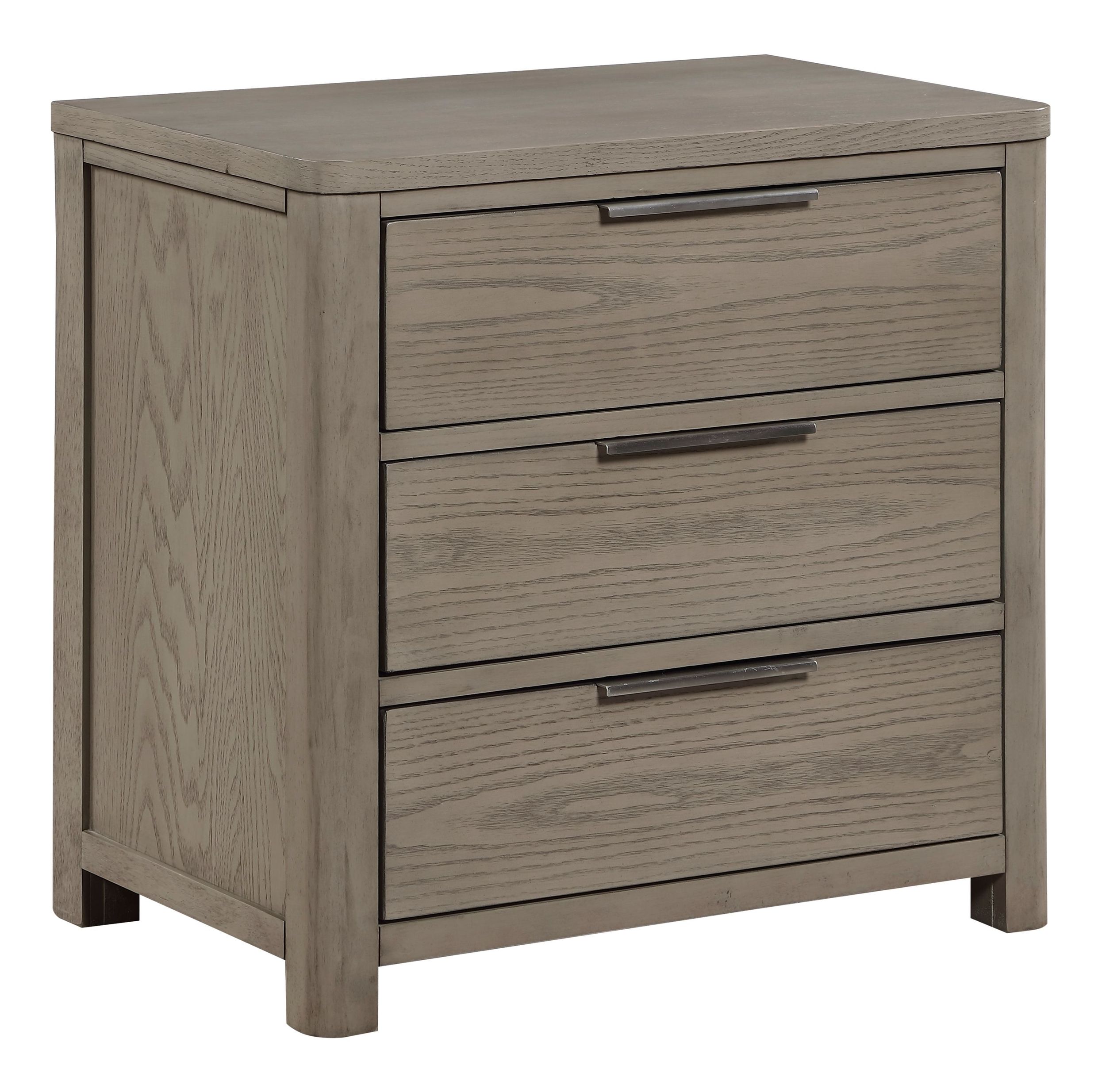 Dalston Wood 3-Drawer Night Stand