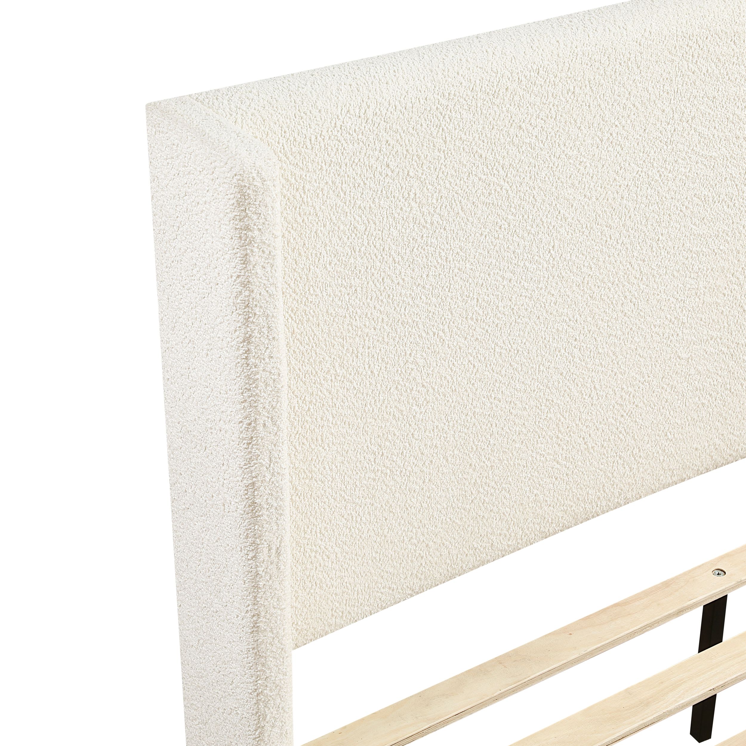 Carmel Polyester California King Platform Bed