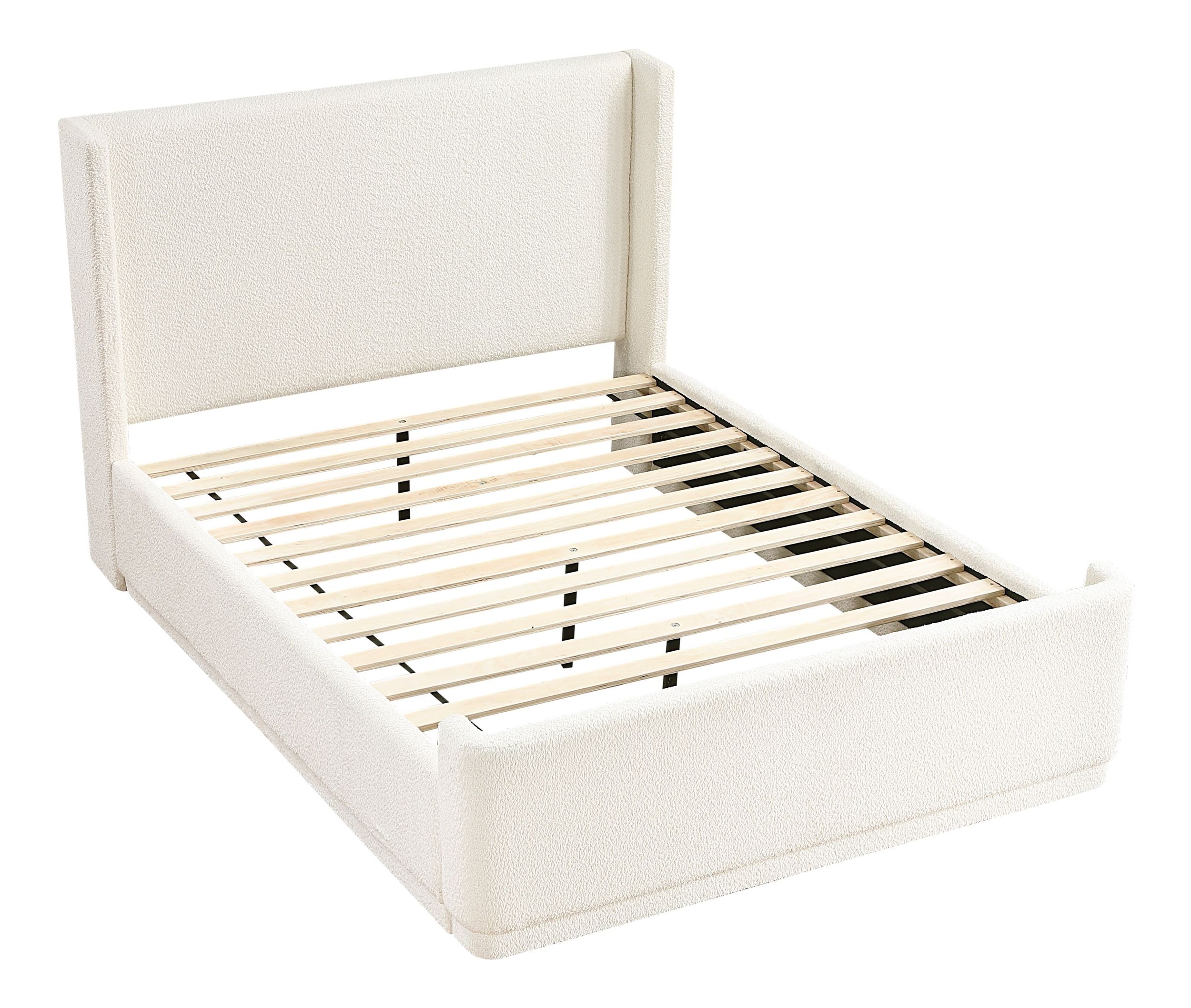 Carmel Polyester Queen Platform Bed