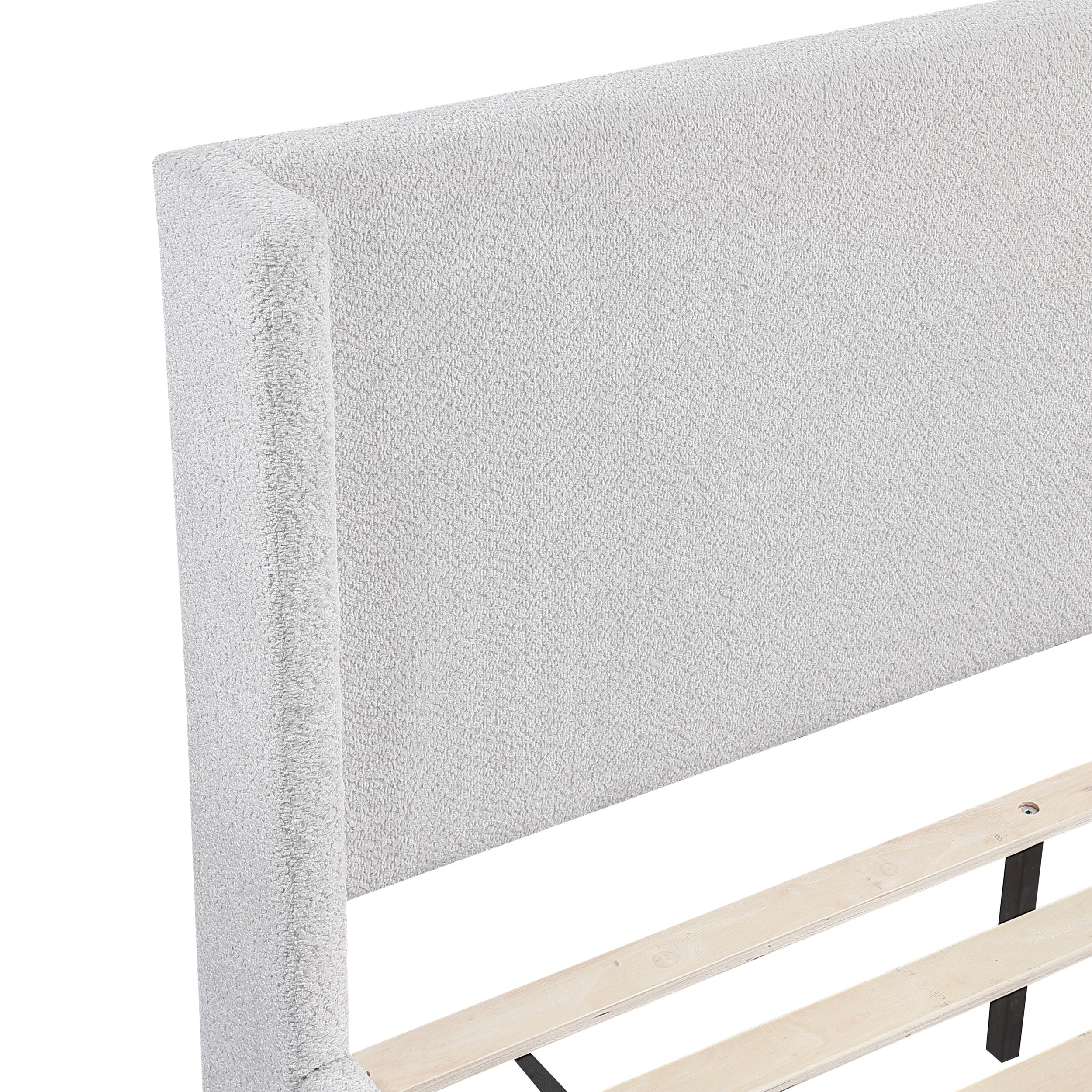 Carmel Polyester Eastern King Platform Bed