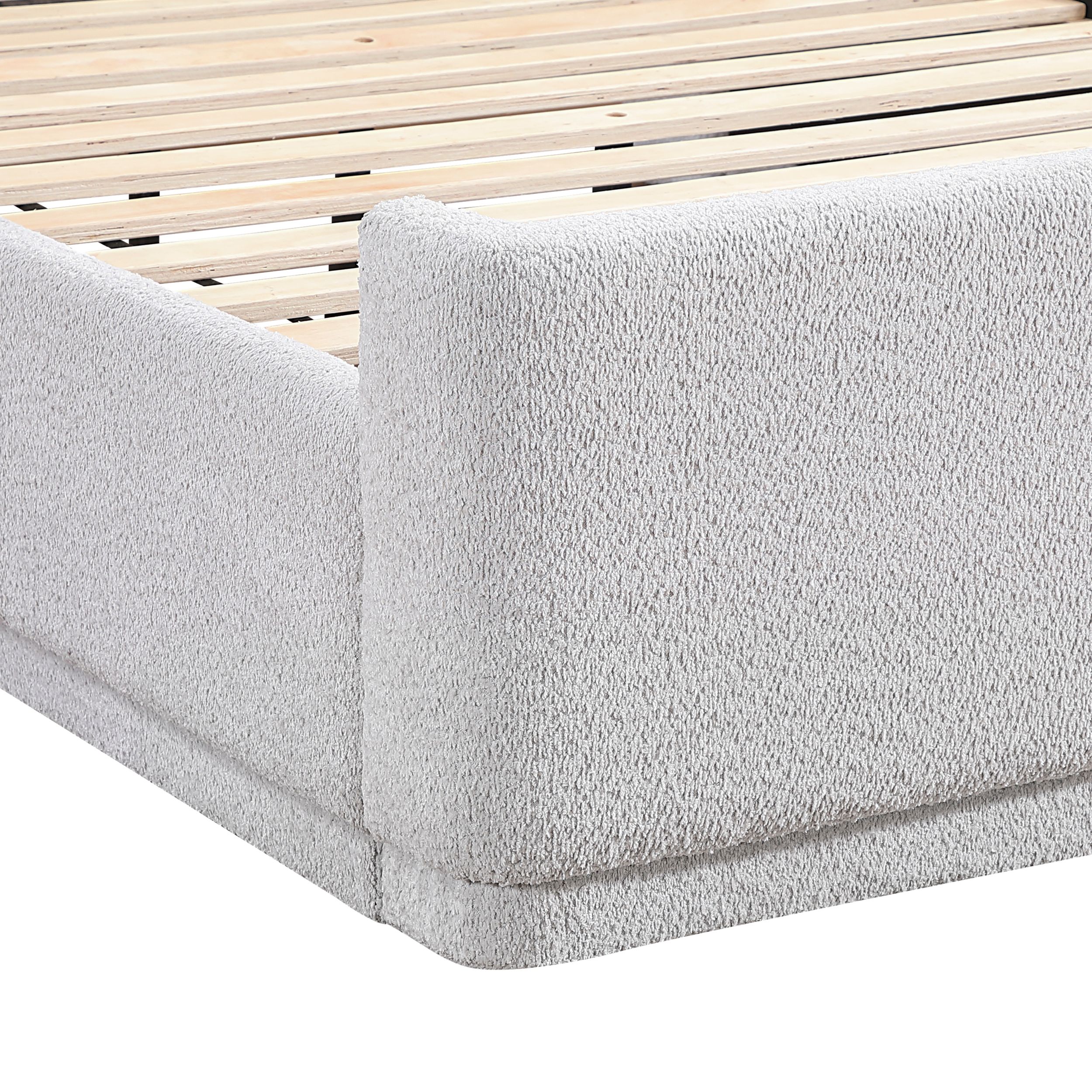 Carmel Polyester Full Platform Bed