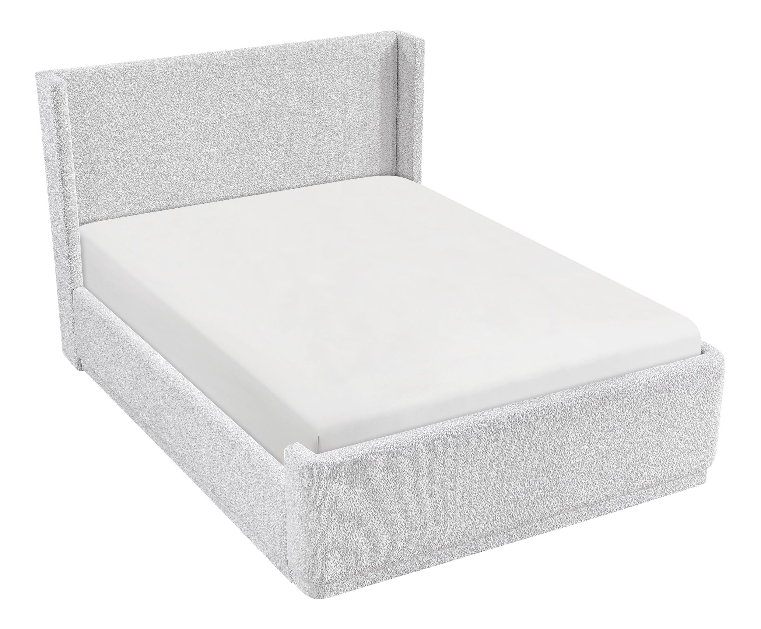 Carmel Polyester Eastern King Platform Bed
