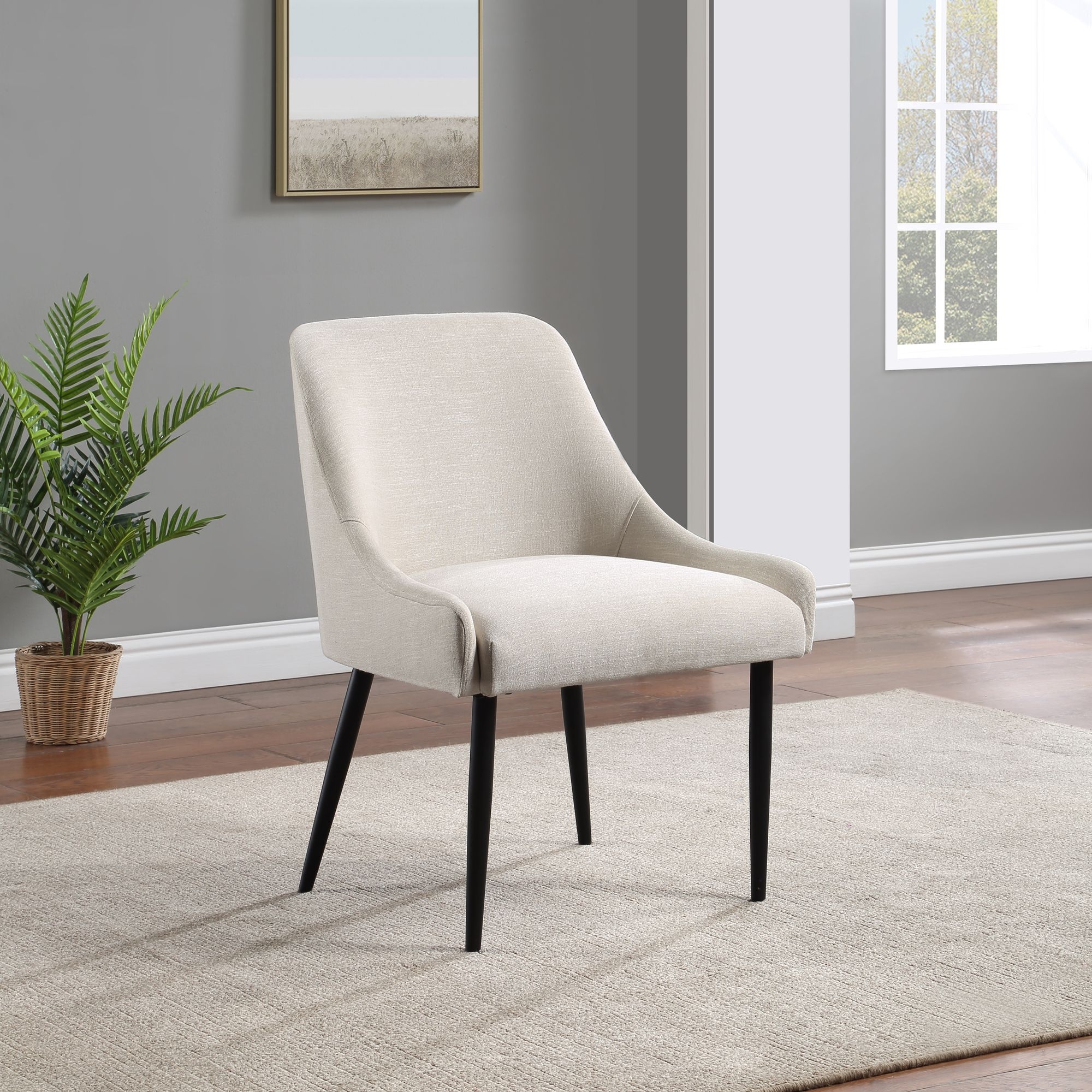 Camden Linen Fabric Dining Chair