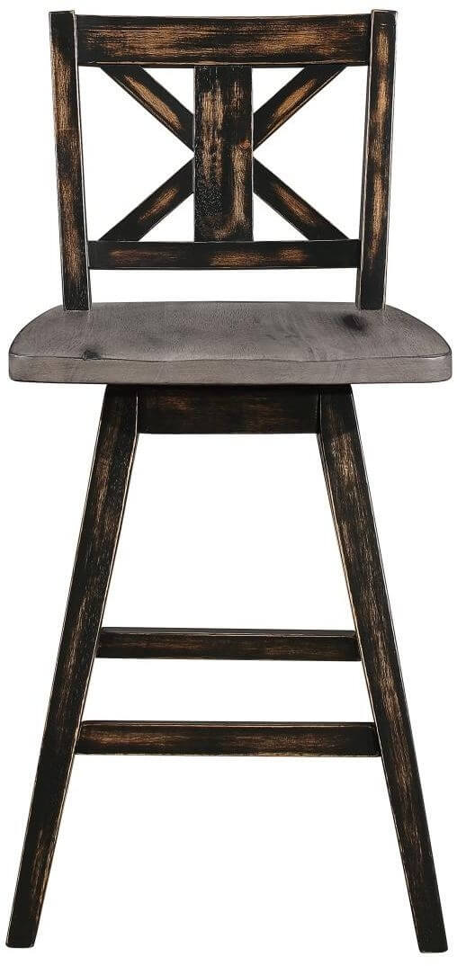Amsonia Rustic Swivel Counter Height Chair