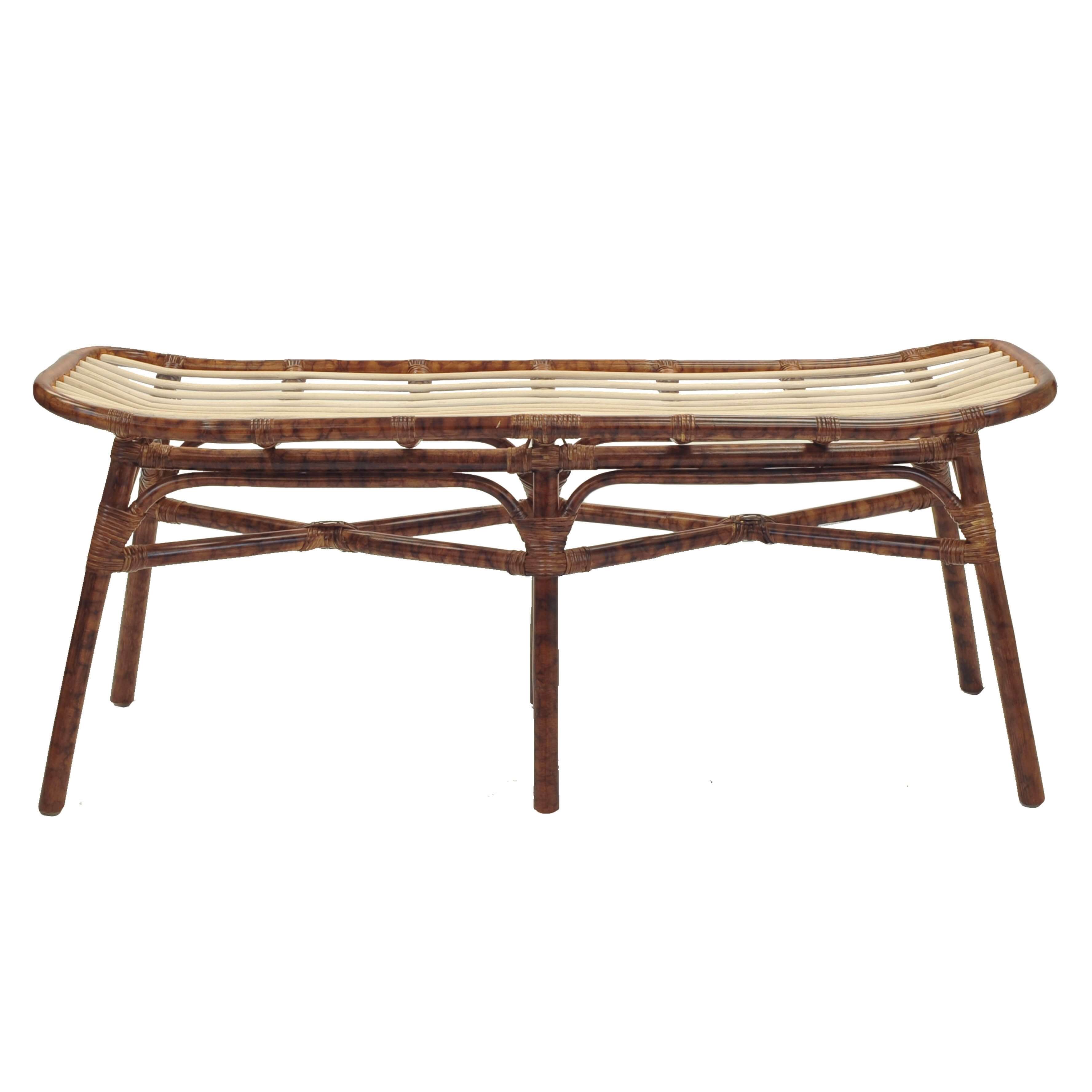 Beyla Rattan Bench