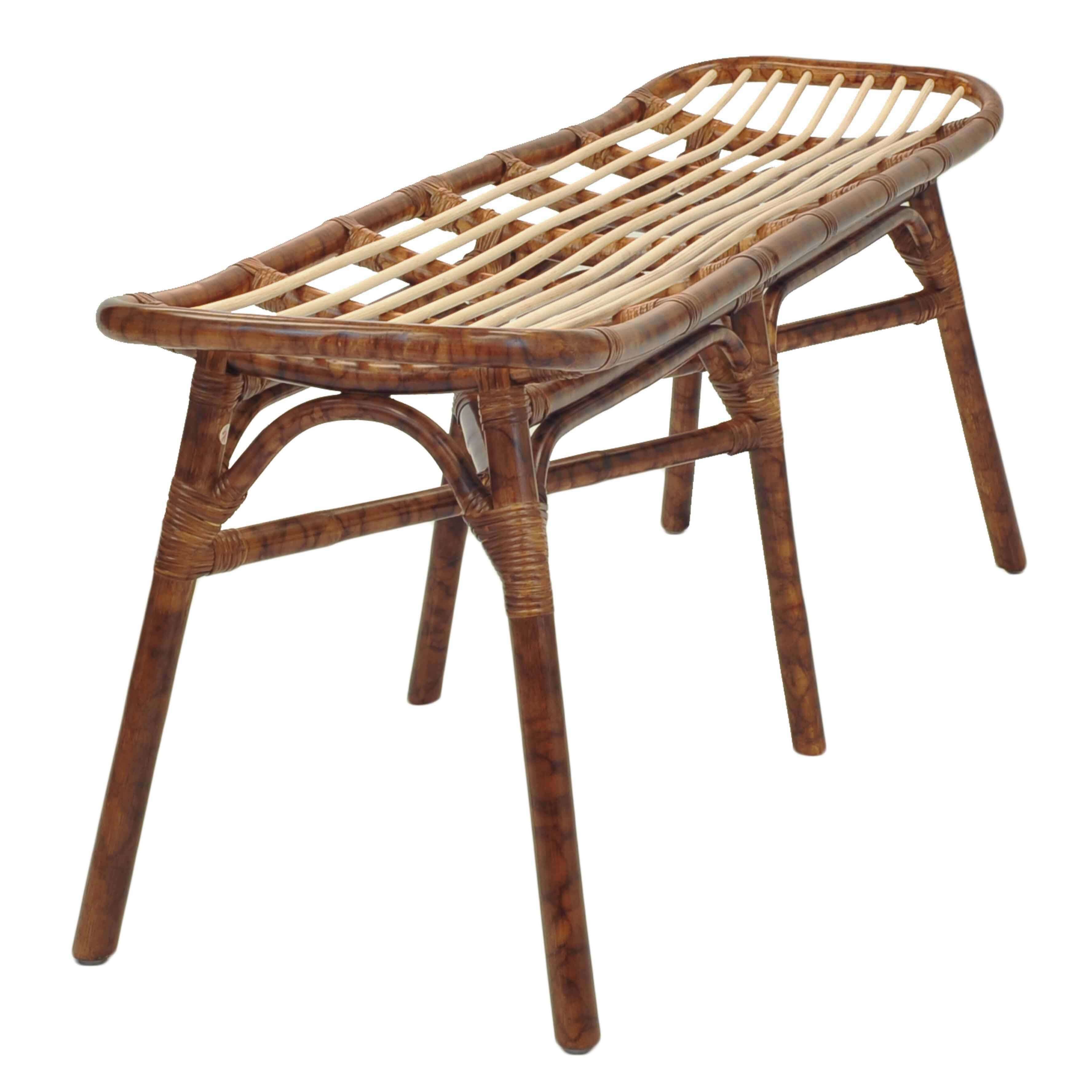 Beyla Rattan Bench