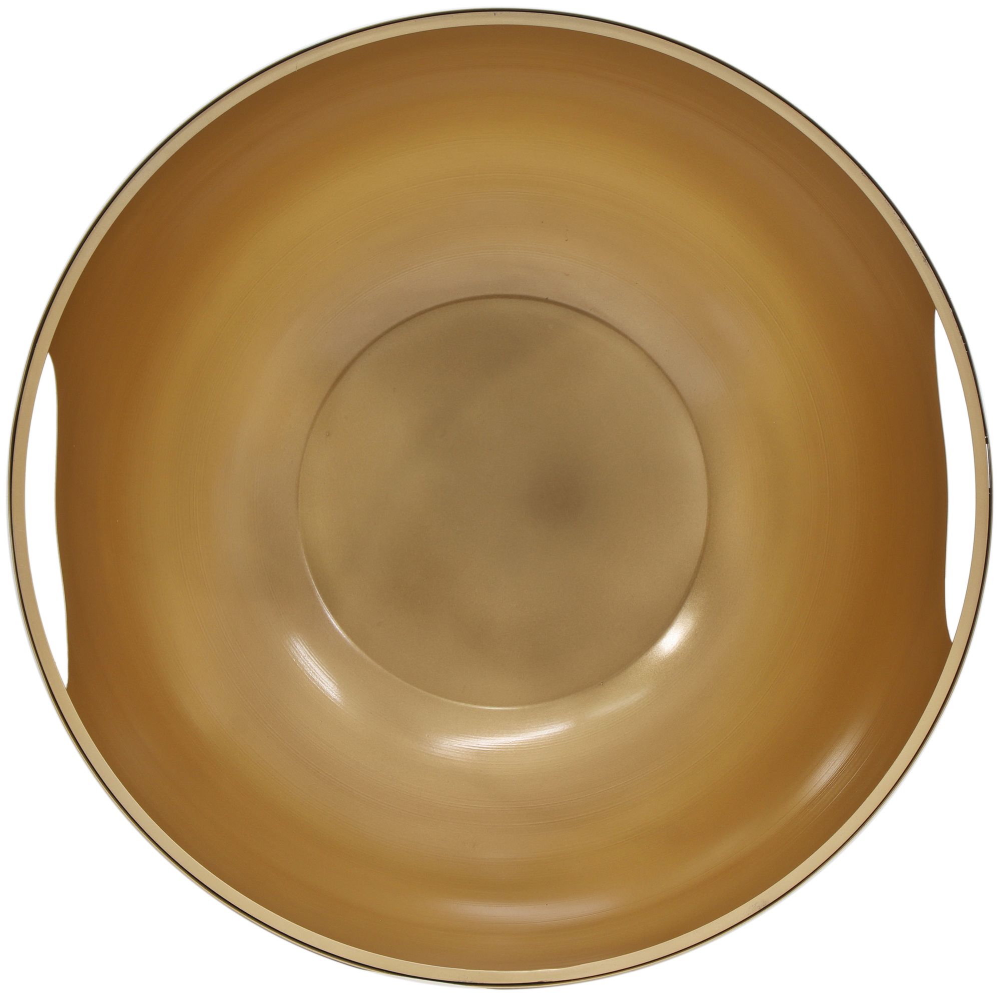 Doma 32" Round Glass Coffee Table with Metal Base
