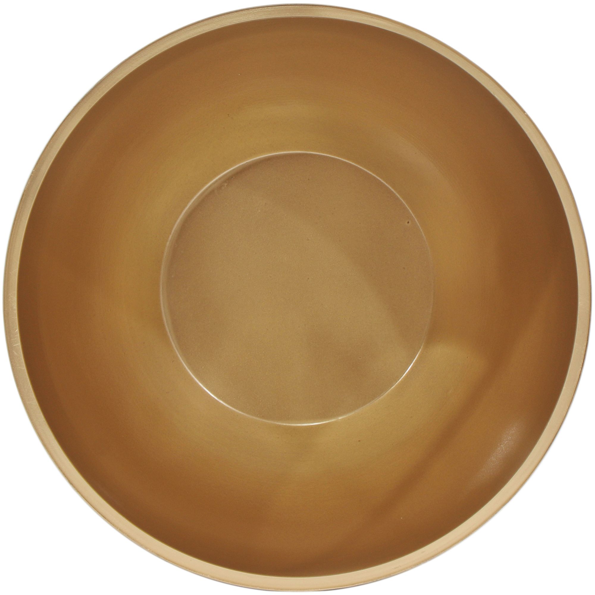 Doma 20" Round Glass Coffee Table with Metal Base