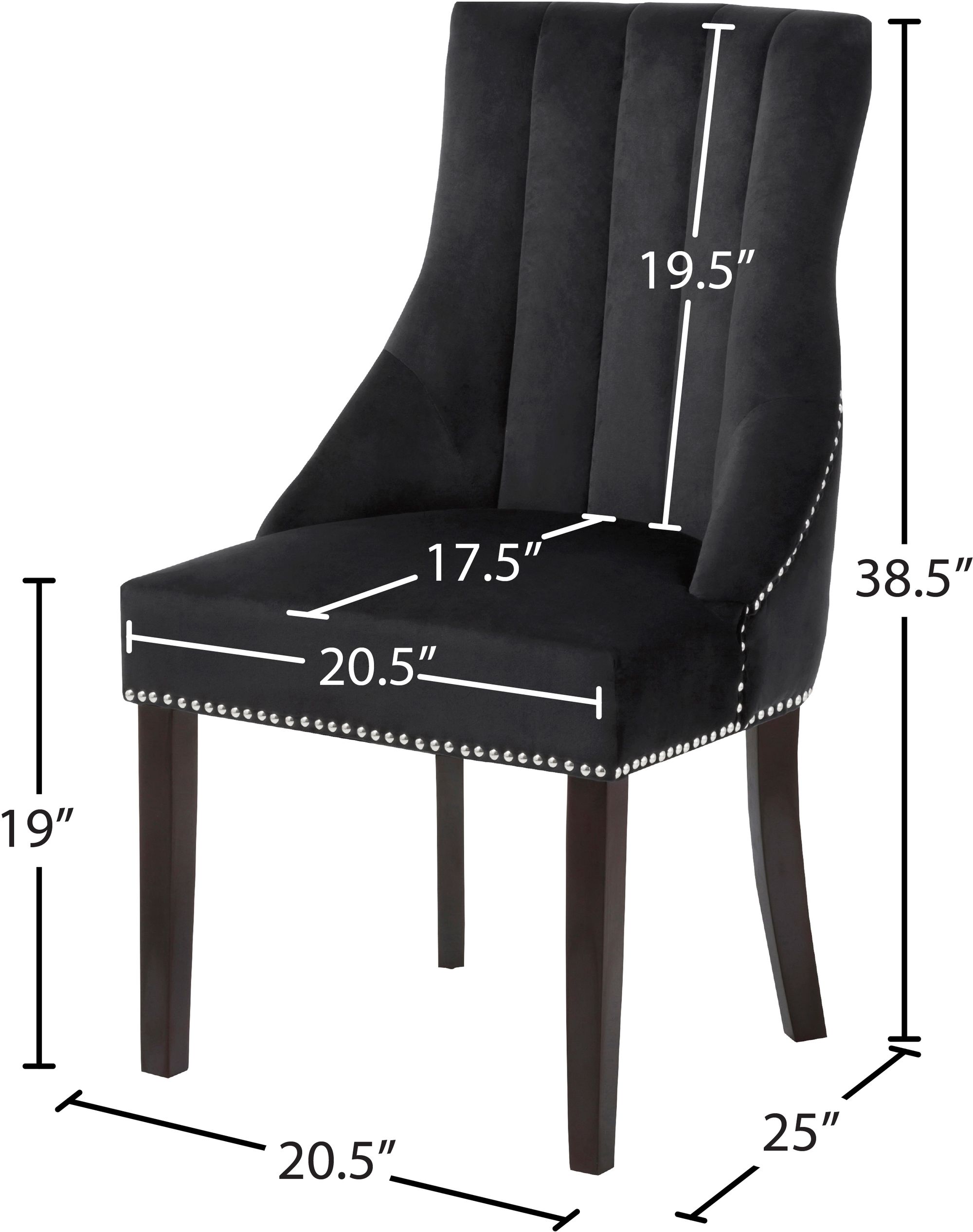 Oxford Velvet Dining Chair