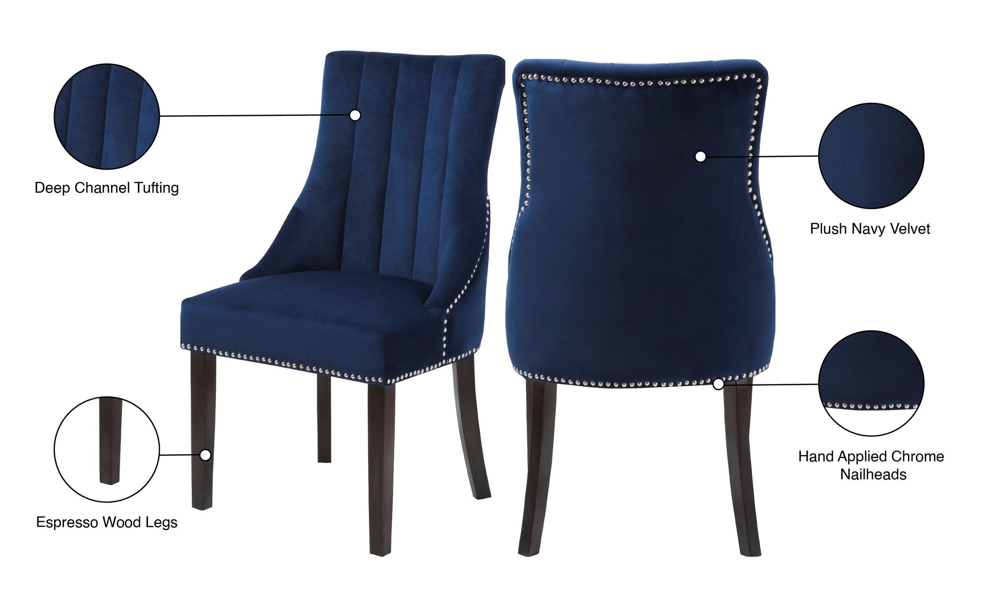 Oxford Velvet Dining Chair