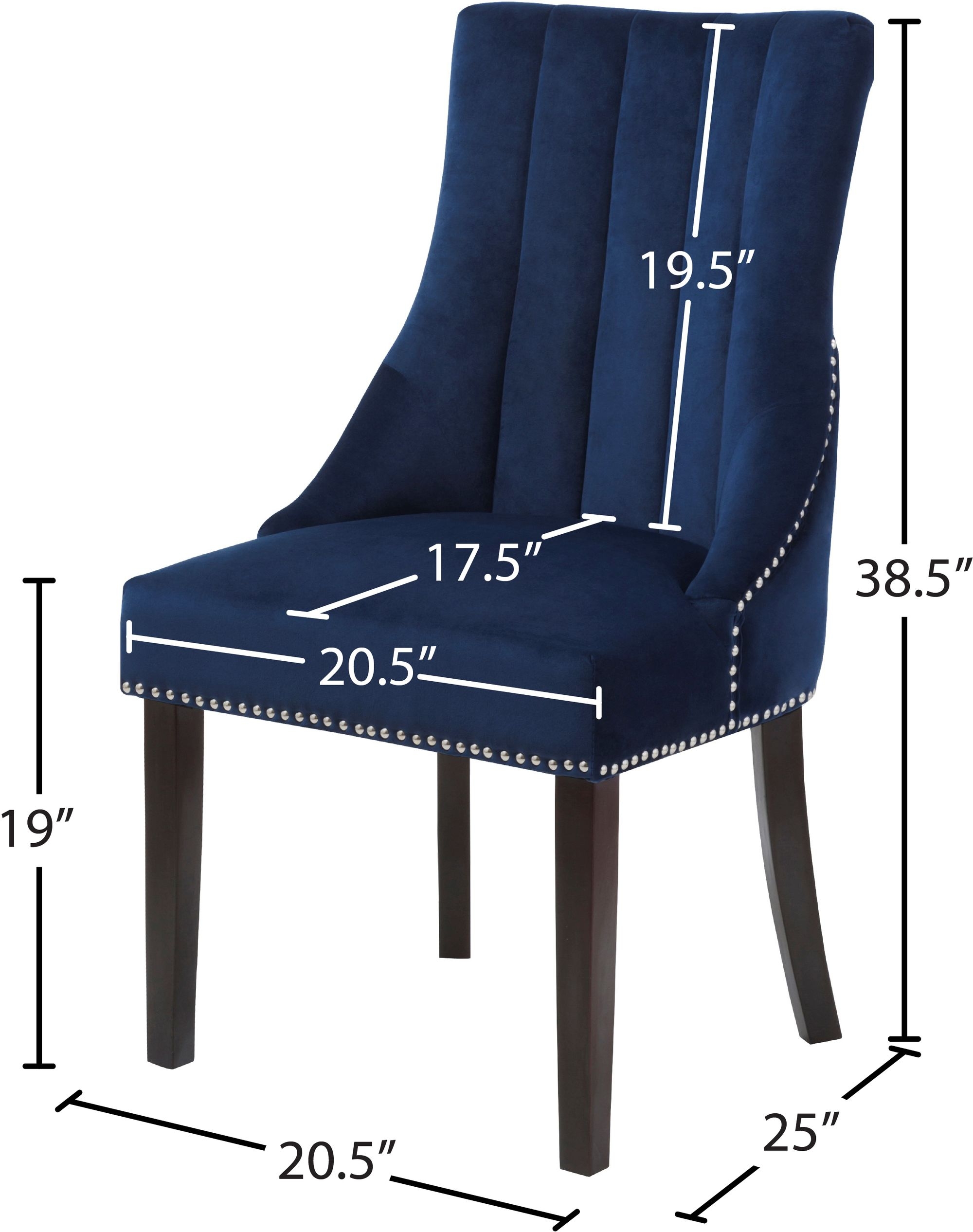 Oxford Velvet Dining Chair