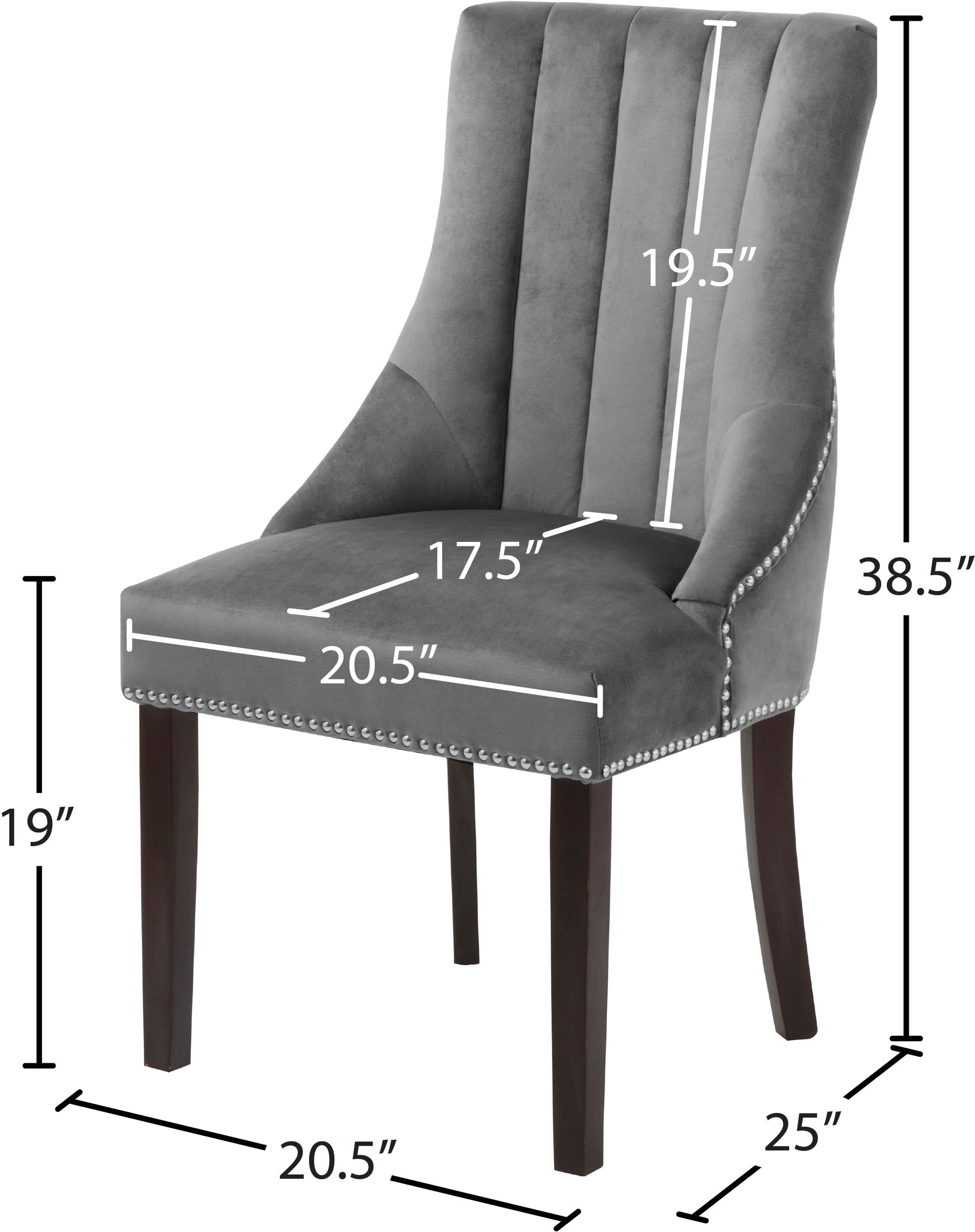 Oxford Velvet Dining Chair
