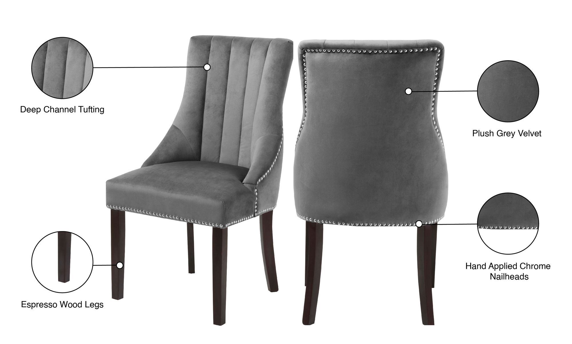 Oxford Velvet Dining Chair
