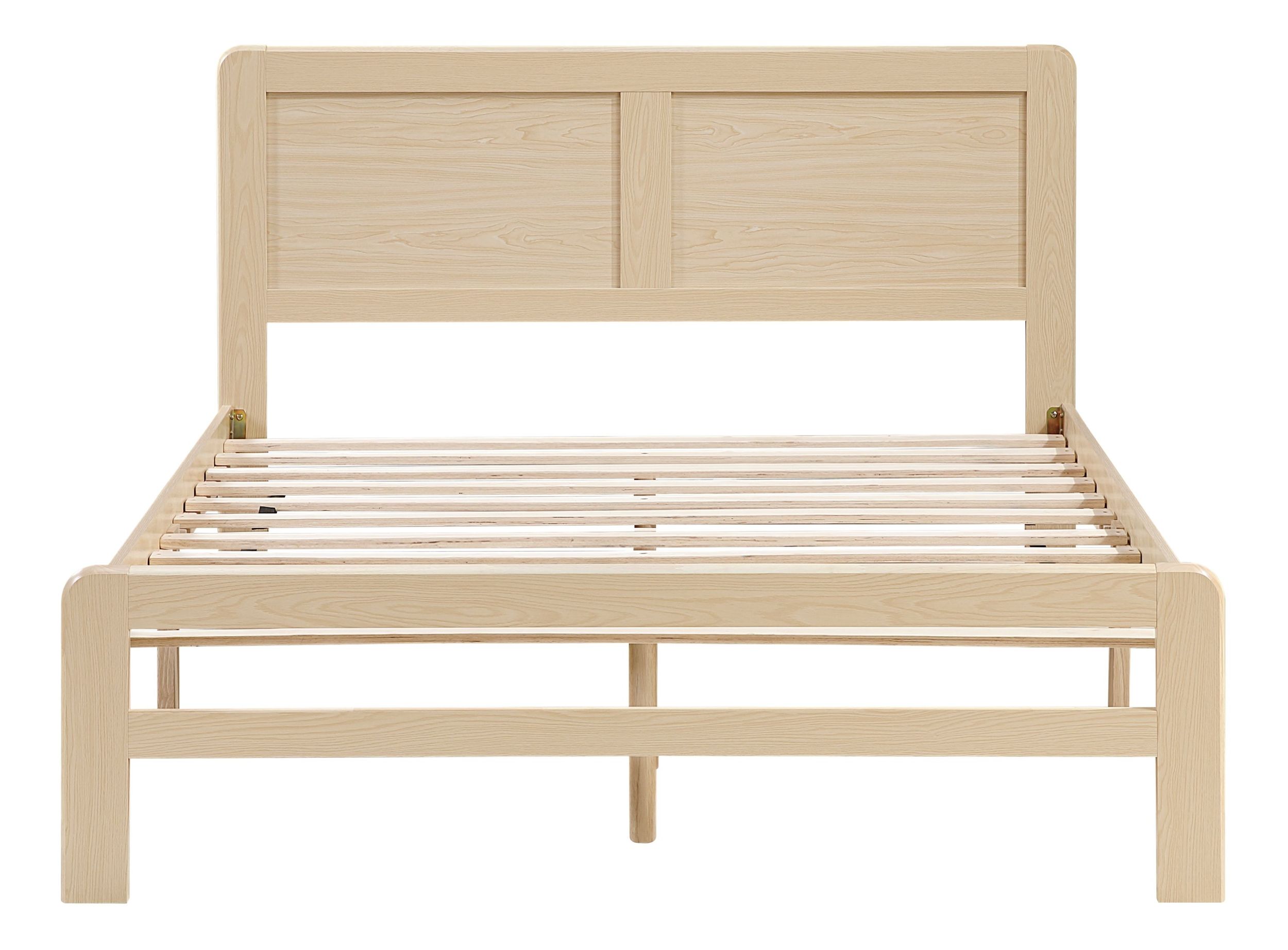 Carter Faux Wood Veneer/Wood Queen Platform Bed