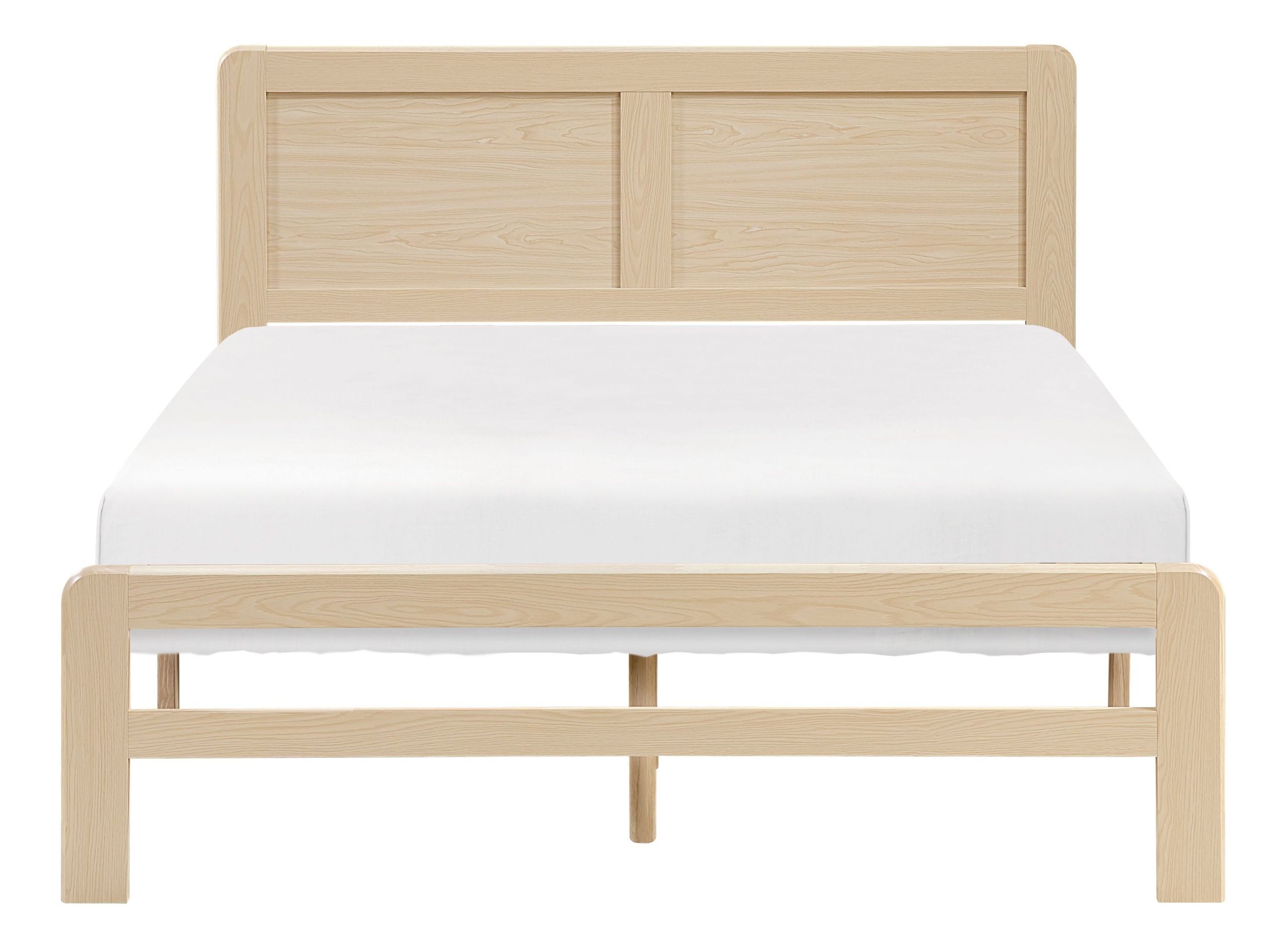 Carter Faux Wood Veneer/Wood Queen Platform Bed